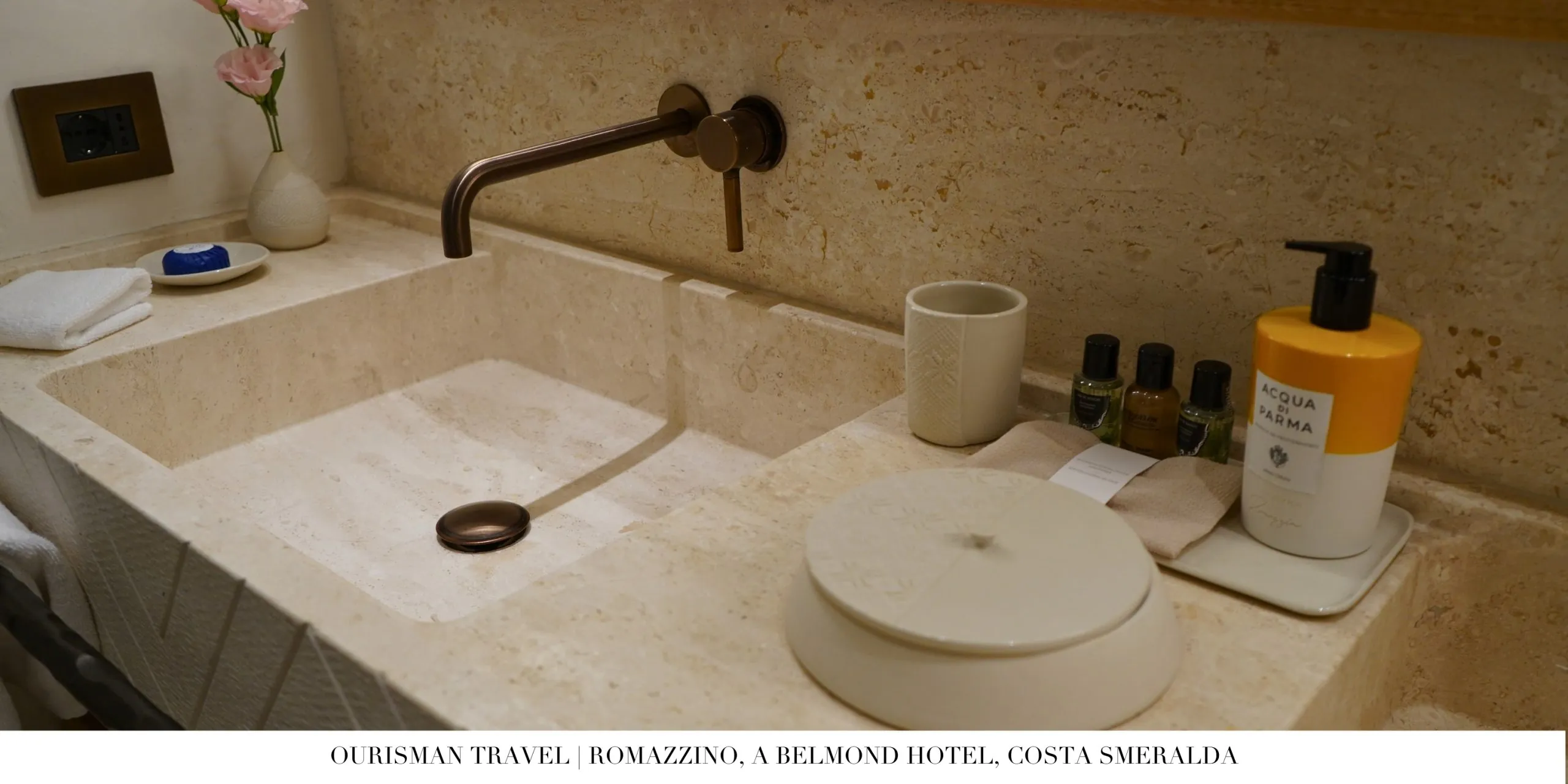 Romazzino belmond costa smeralda bathroom