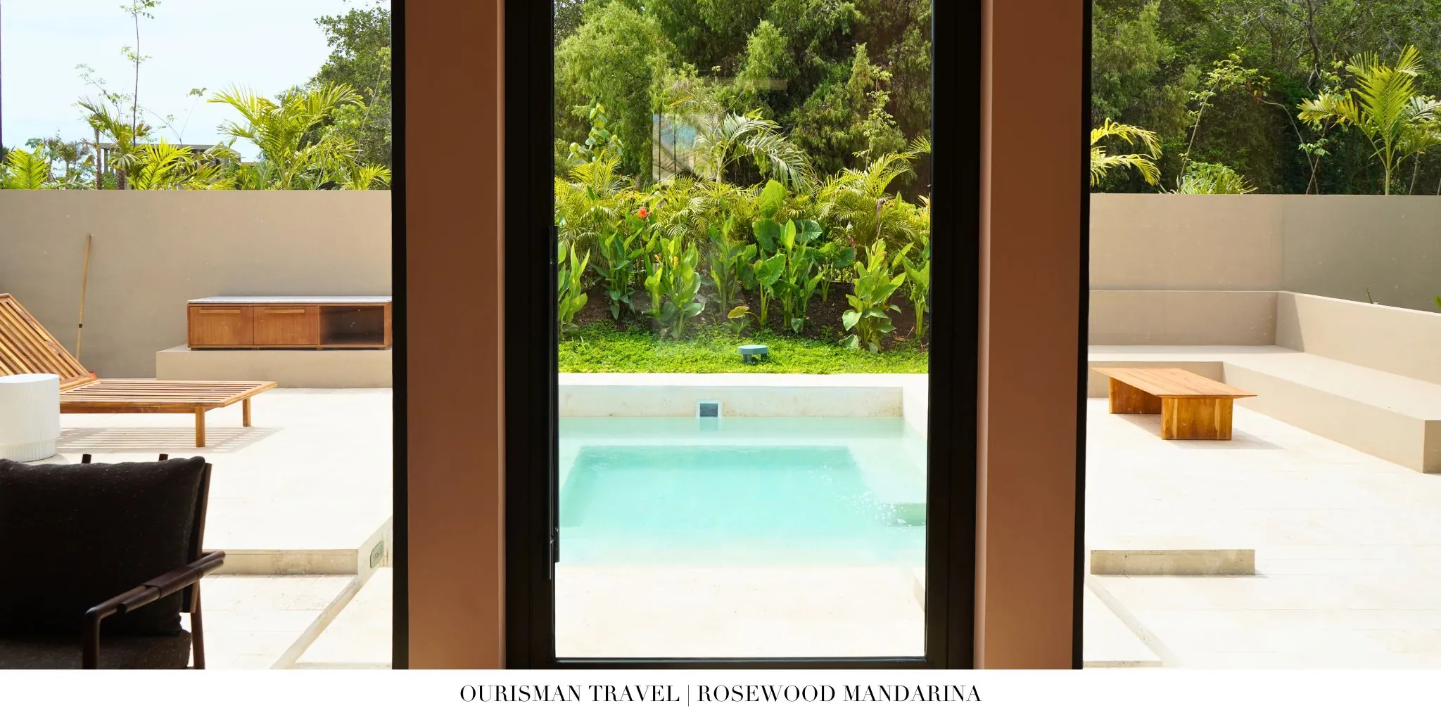 Wellness facilities at Rosewood Mandarina including cold plunge, sauna, and steam room