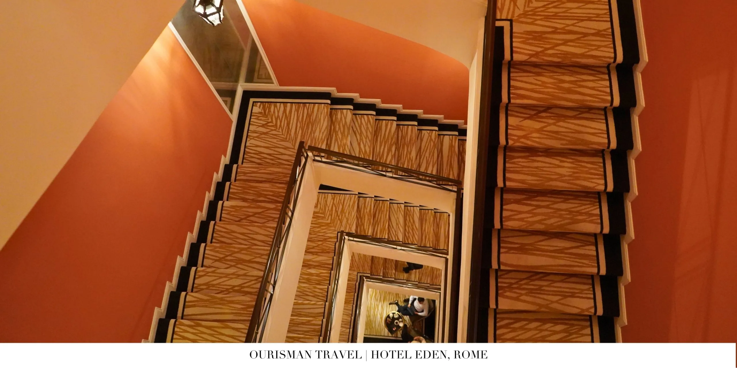 Hotel Eden Rome stairs