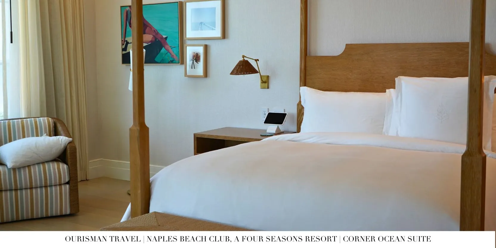 Four Seasons Naples Corner Ocean Suite King Bed