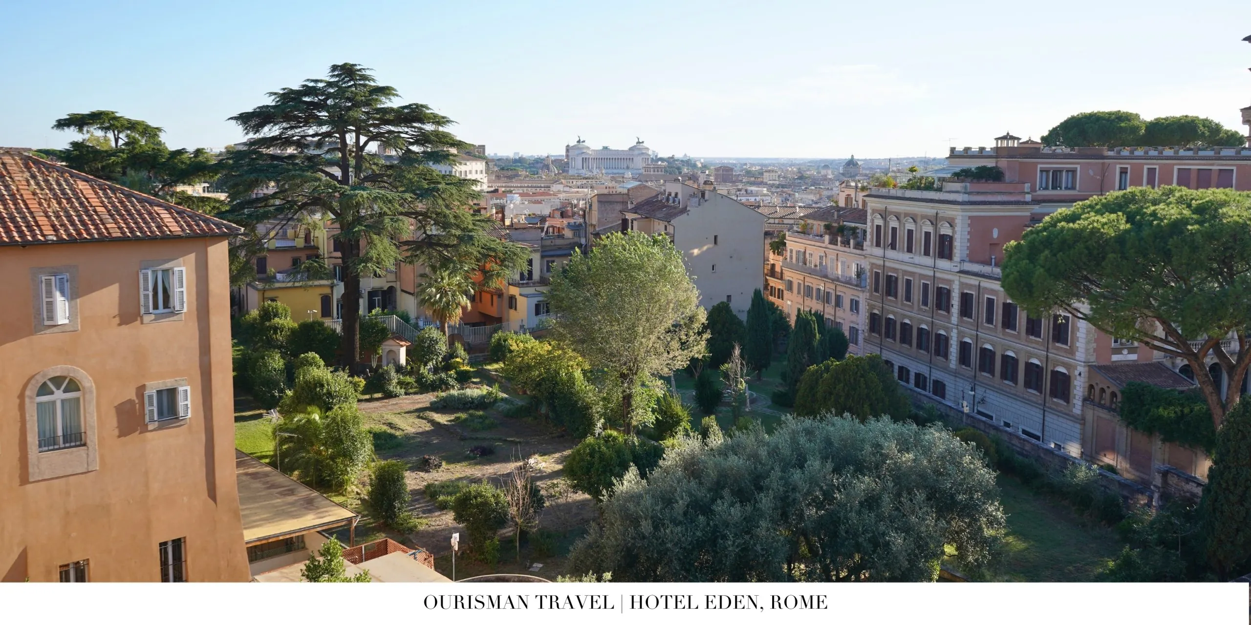 Hotel Eden Rome view