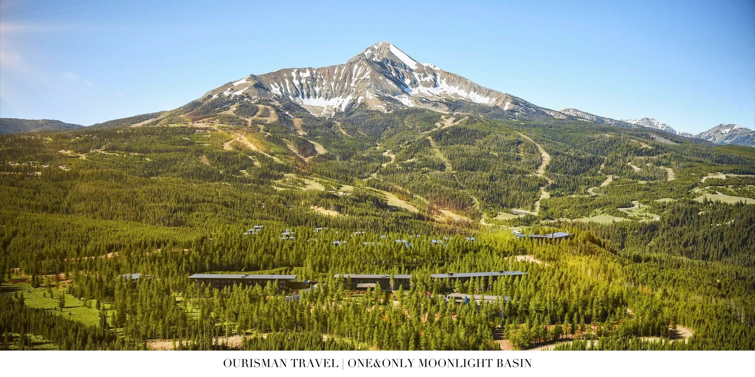 Summer mountain landscape at One&Only Moonlight Basin