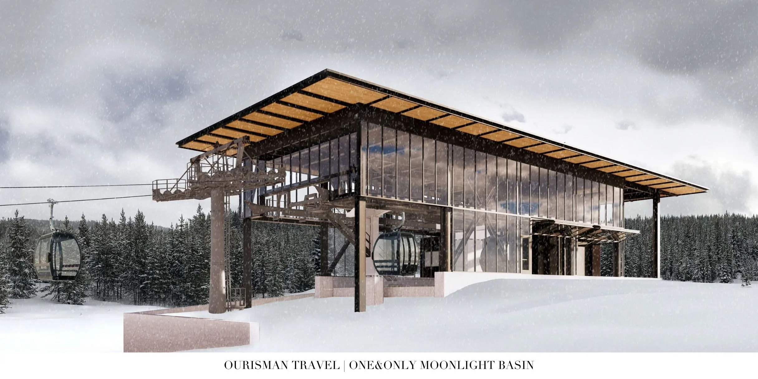 Ski-in ski-out access via private gondola at One&Only Moonlight Basin