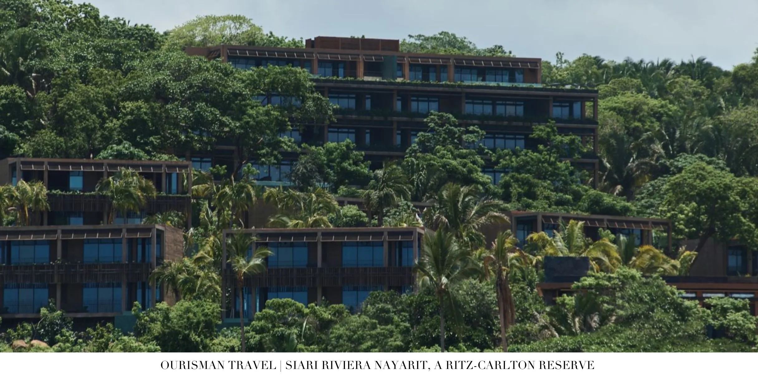 Twilight view of Sīari Riviera Nayarit overlooking the Pacific Ocean