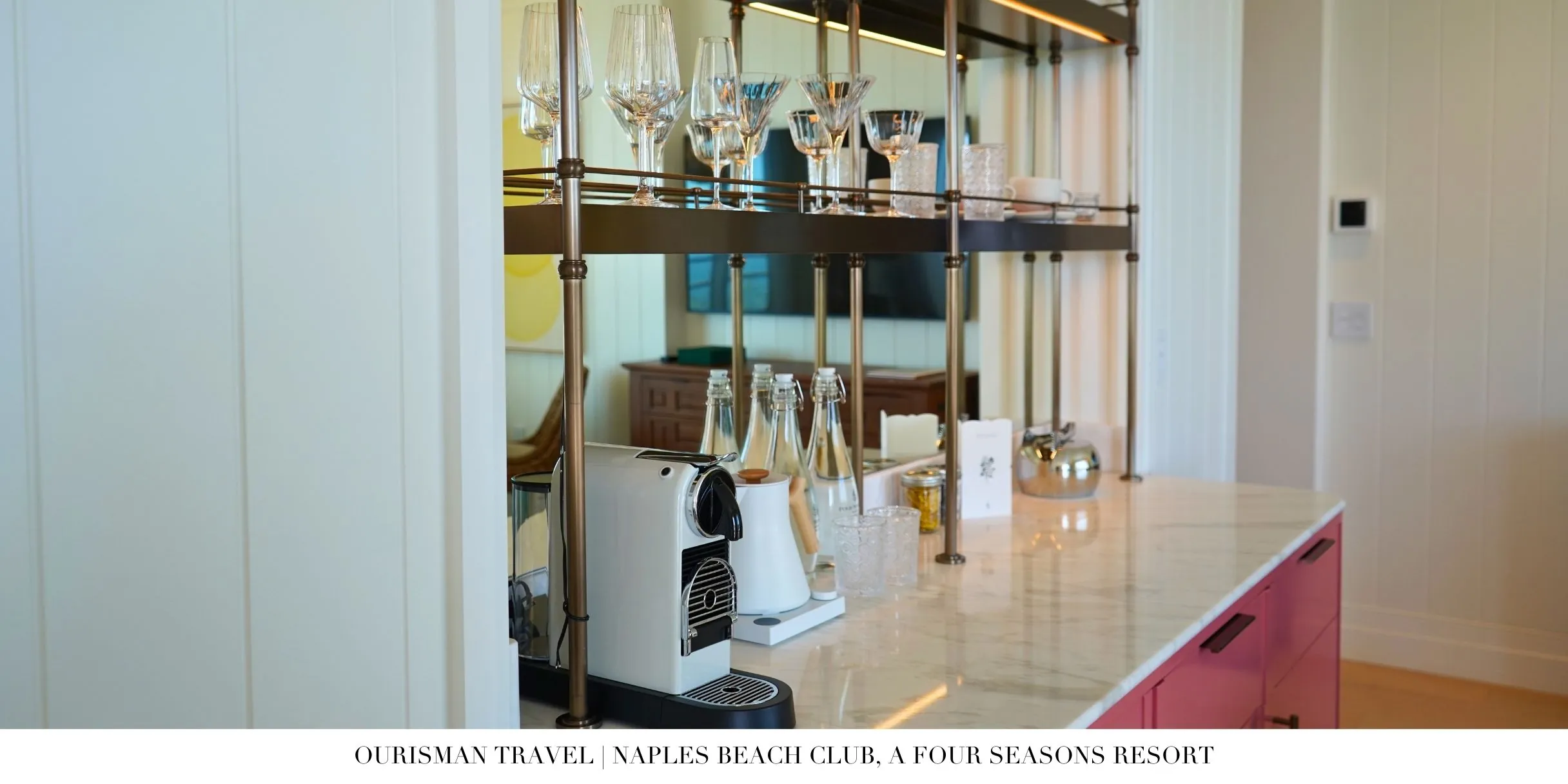 Room amenities at Naples Beach Club Four Seasons