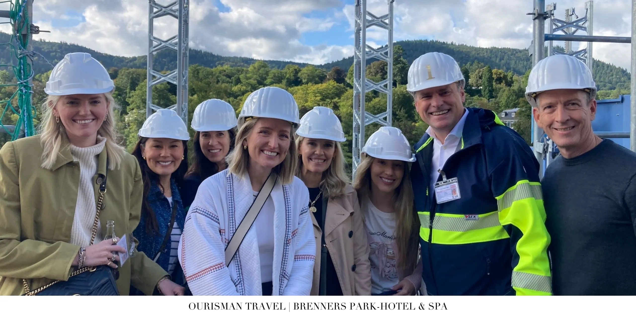 Tree-lined approach and grand façade of Brenners Park-Hotel & Spa