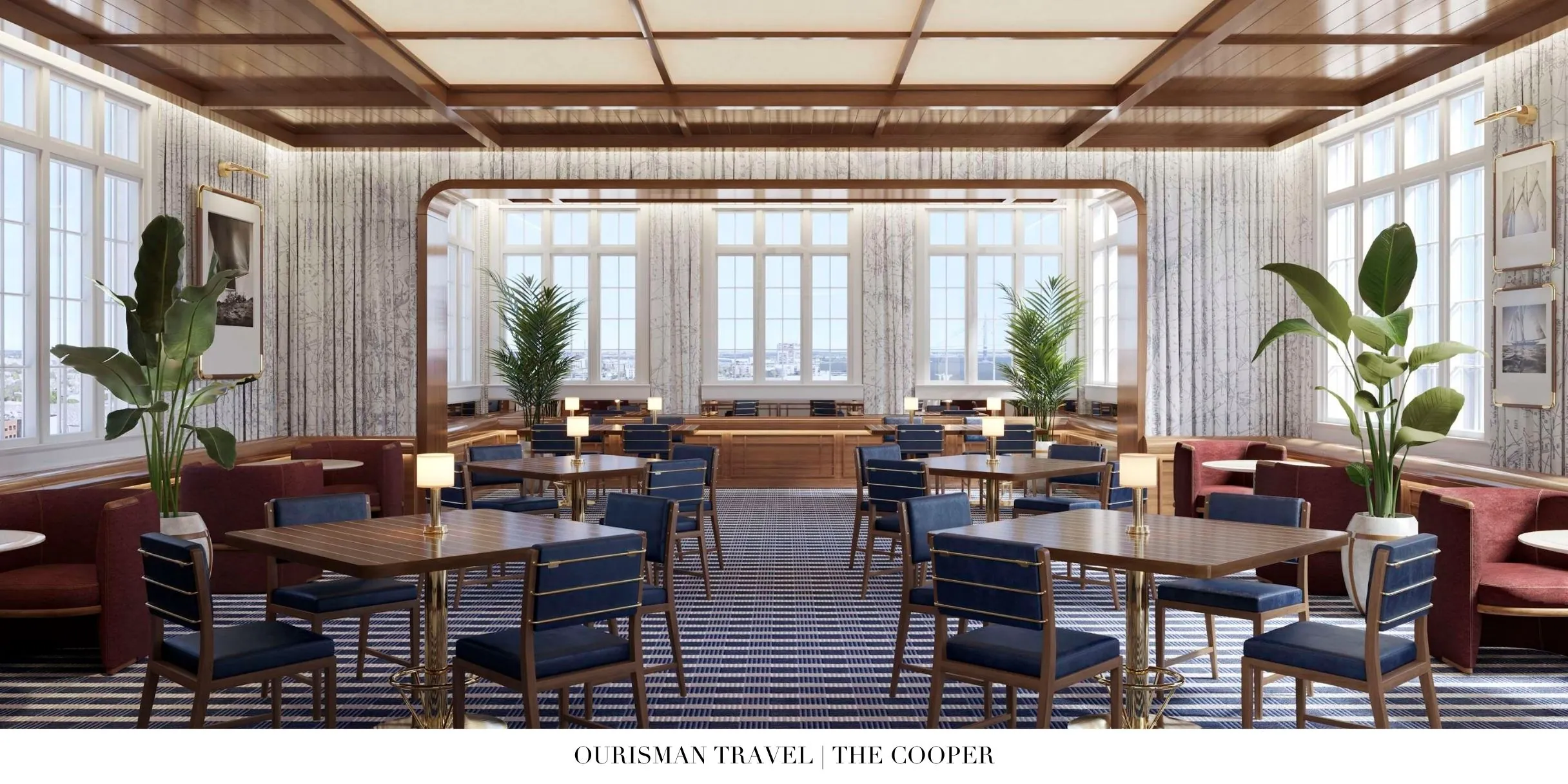 Chef-driven dining venue inside The Cooper hotel Charleston