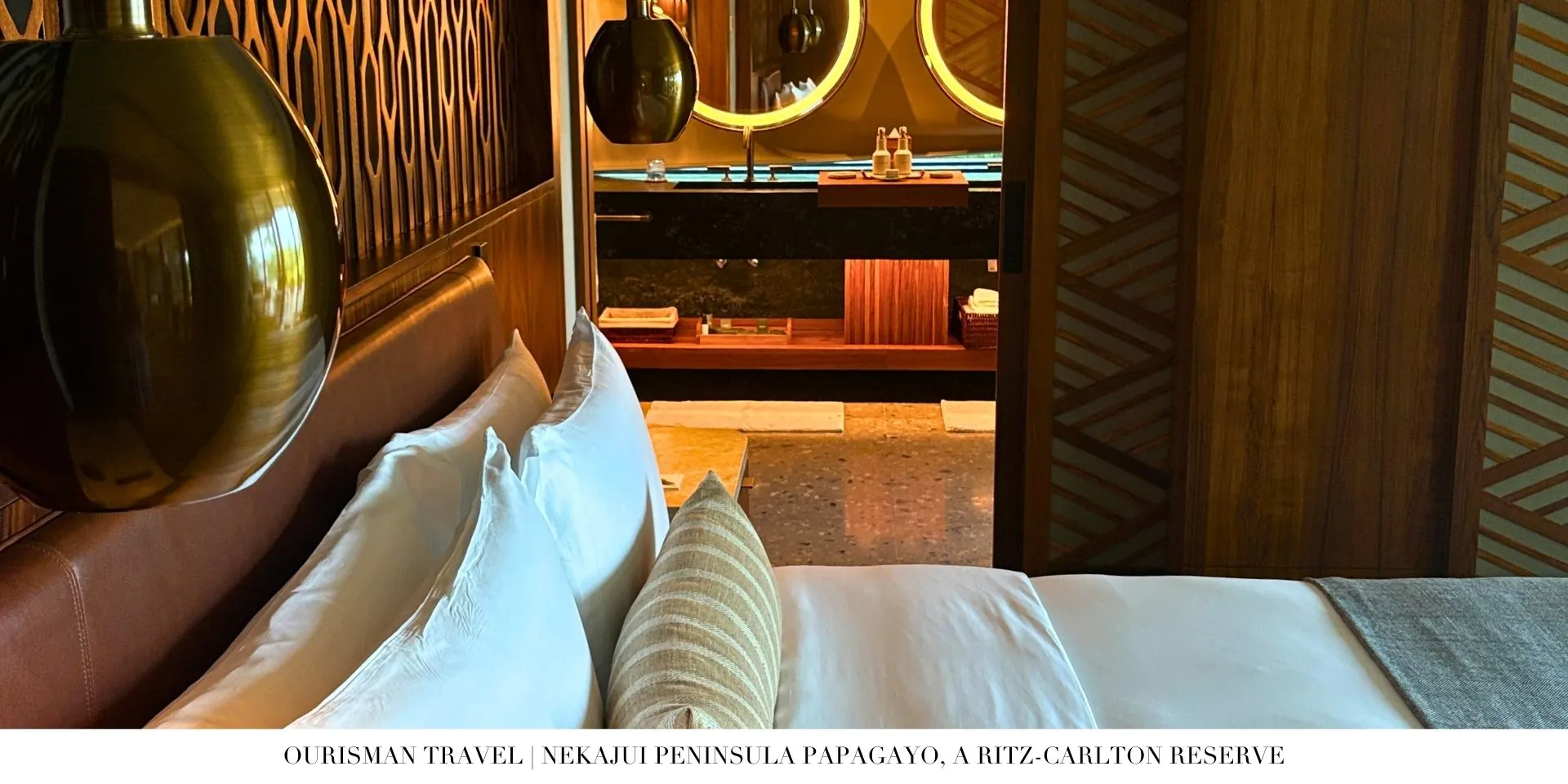 Elegant suite interior at Nekajui, a Ritz‑Carlton Reserve, with refined Costa Rican design