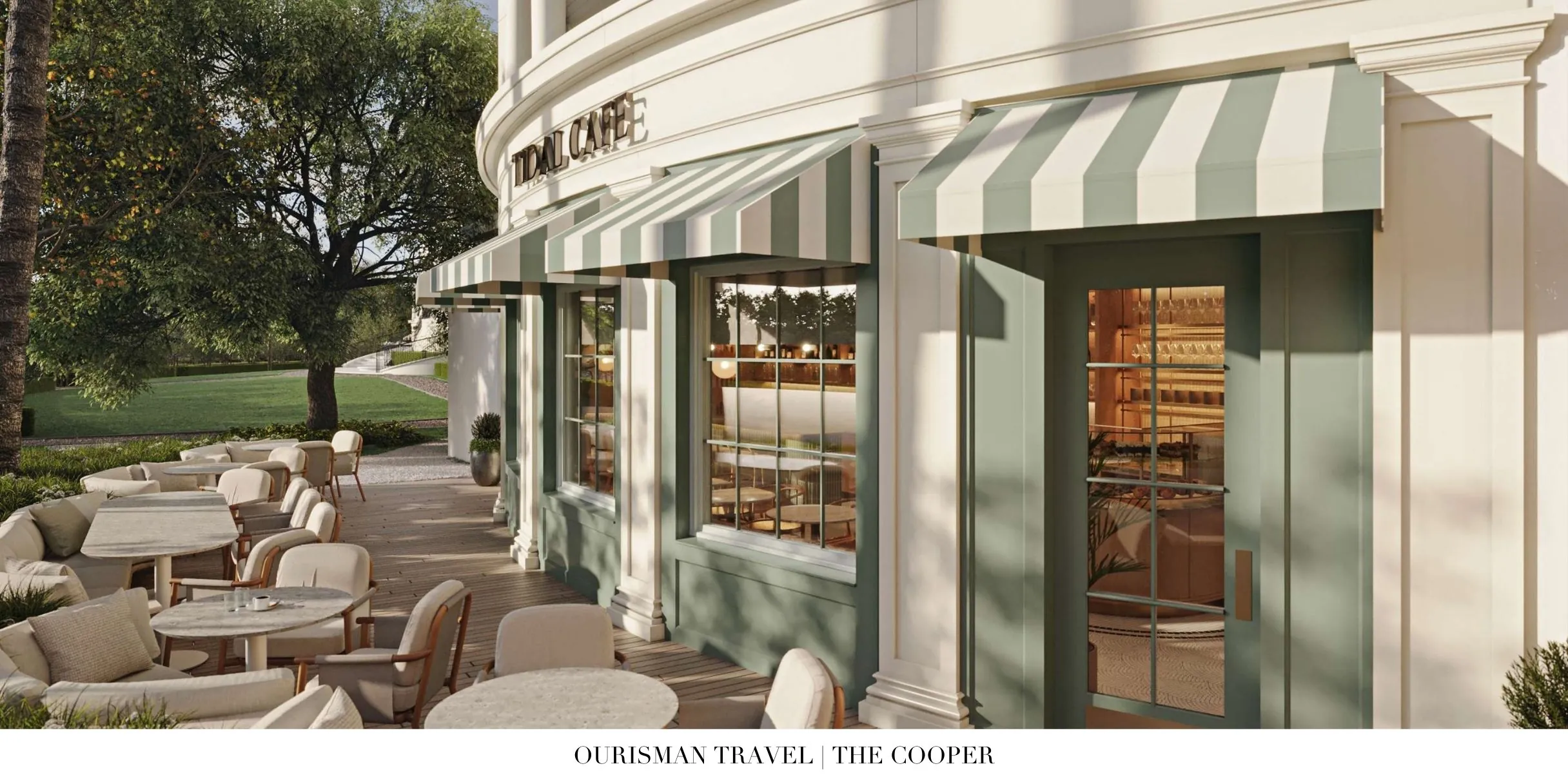 Espresso bar and pastry display at The Cooper Charleston