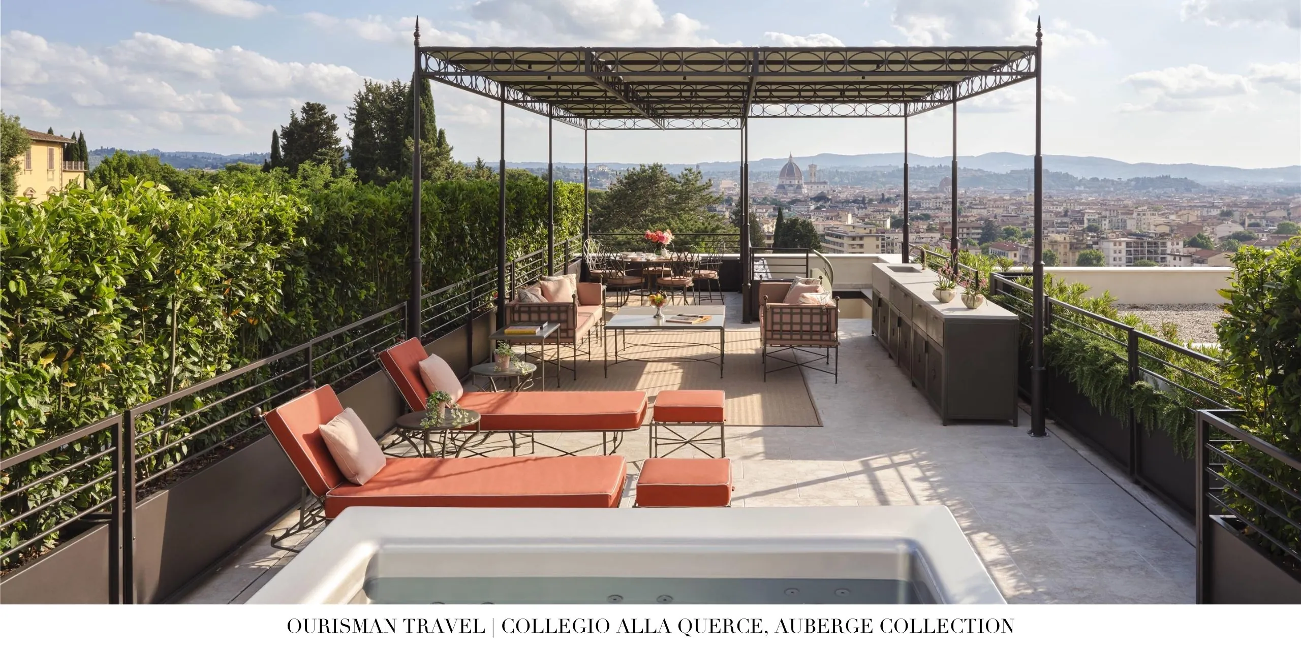 Florence skyline seen from Collegio alla Querce, Auberge Collection