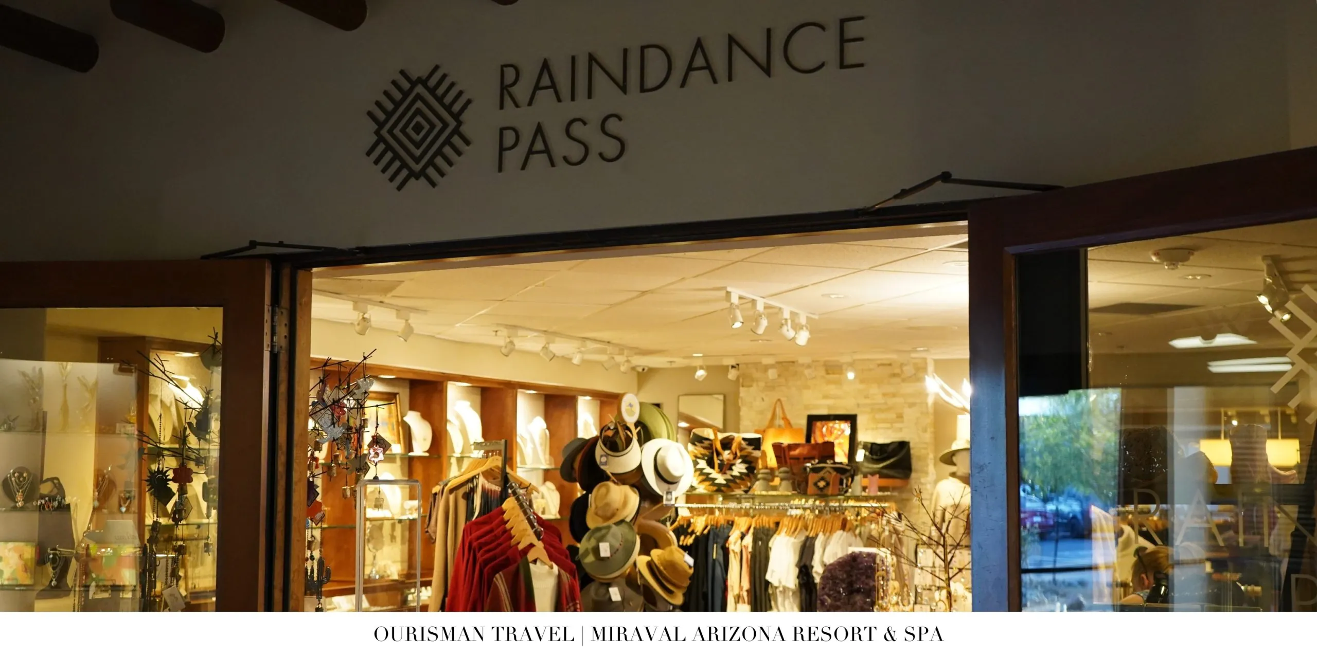 Raindance Pass retail shop at Miraval Arizona Resort