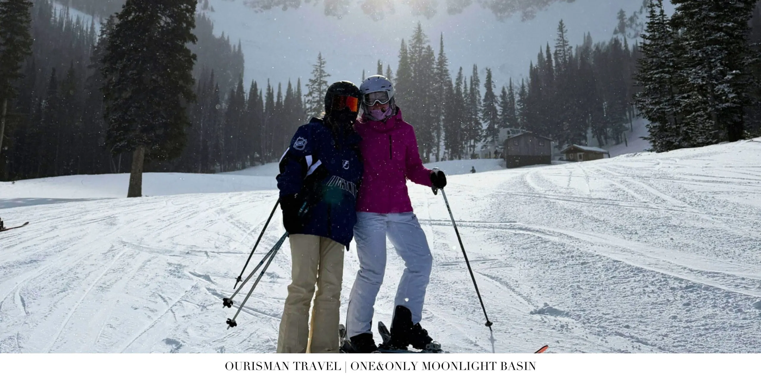 Skiing in Big Sky, Montana