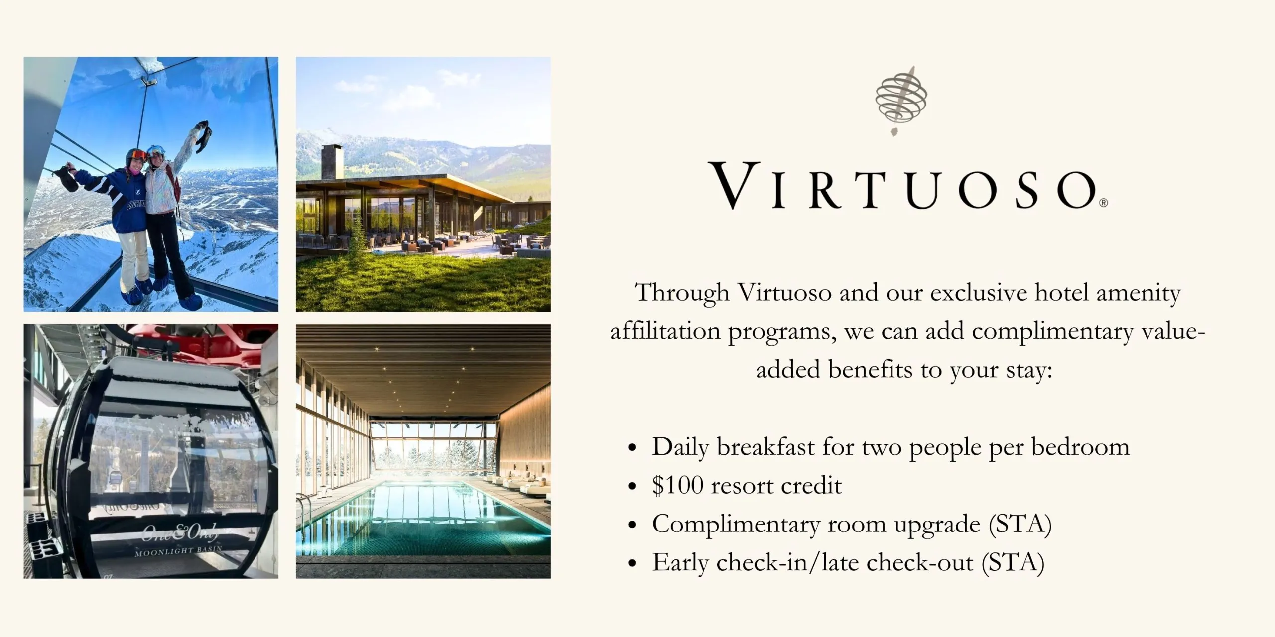 Virtuoso Amenities at One&Only Moonlight Basin