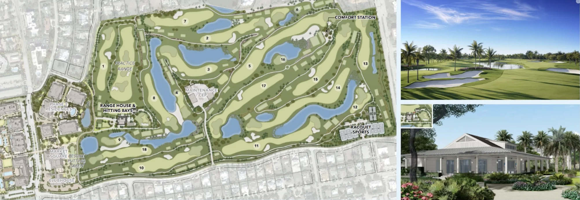 Map of The Gardens Golf Course at Four Seasons Naples Beach Club