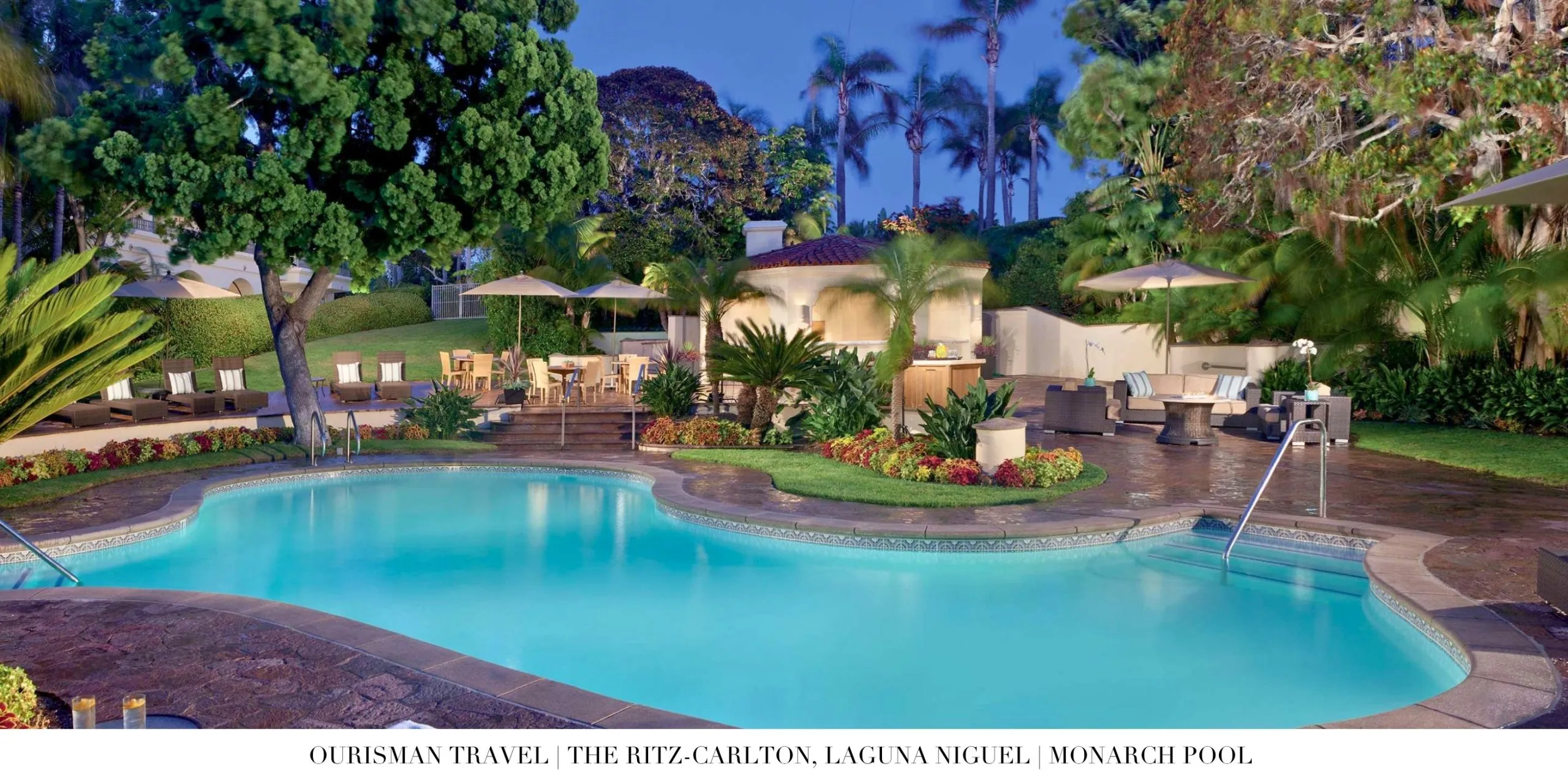 Main pool courtyard at The Ritz-Carlton, Laguna Niguel