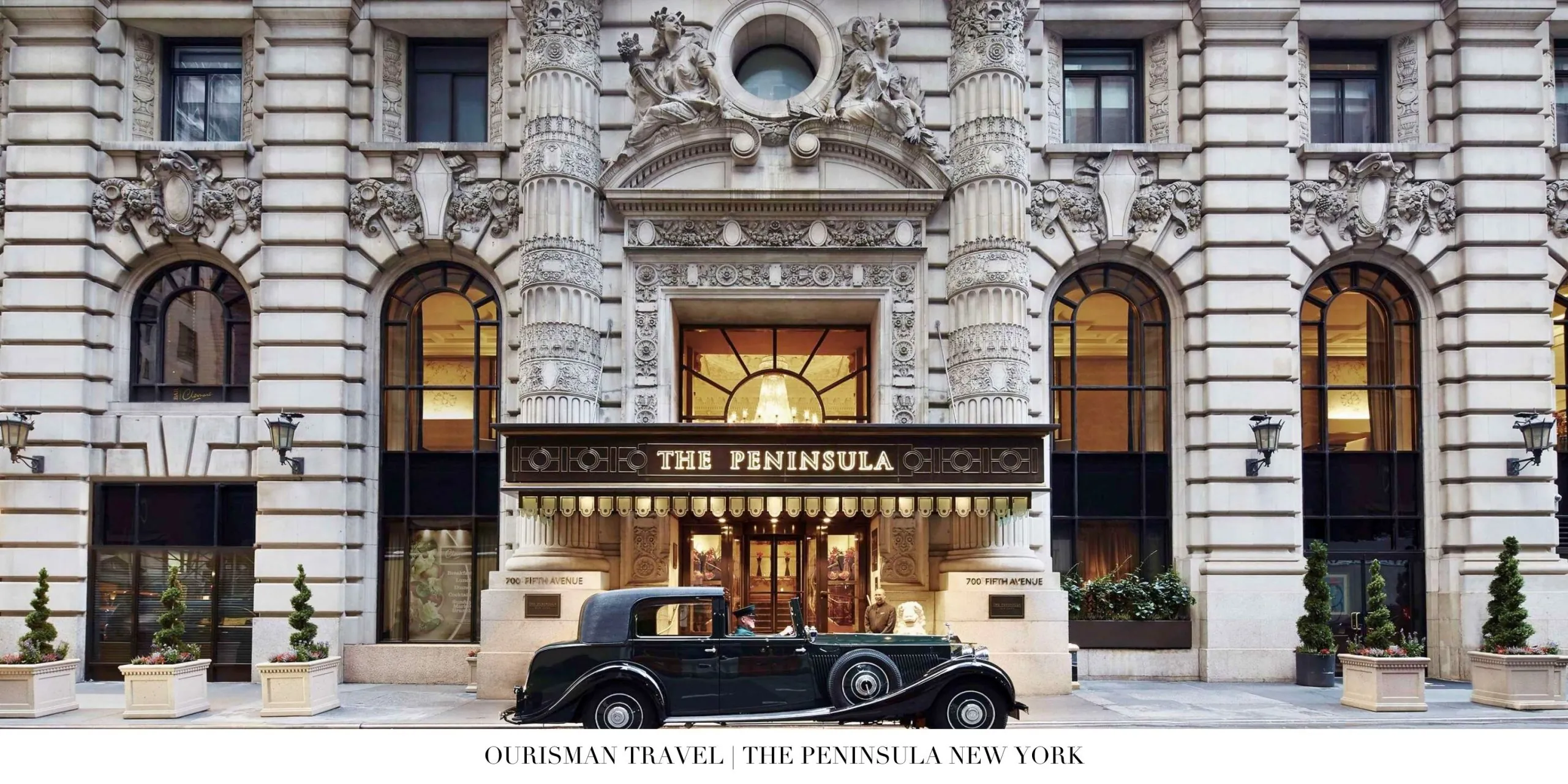 Five-star luxury hotel experience on Fifth Avenue at The Peninsula New York