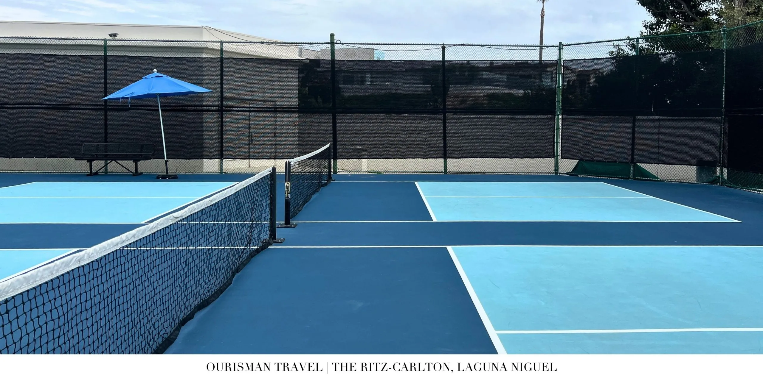 Pickleball courts at The Ritz-Carlton, Laguna Niguel