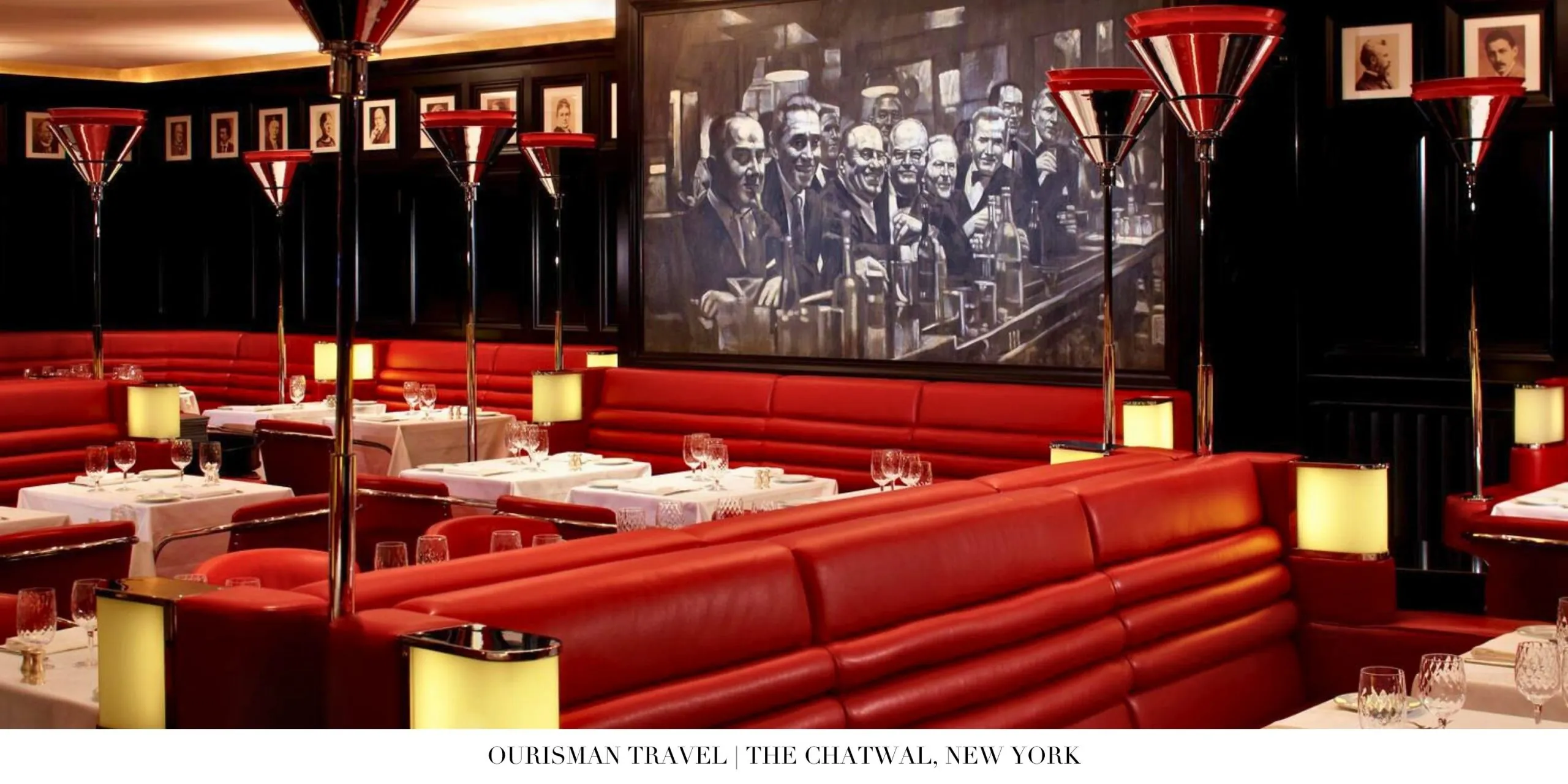 Fine dining restaurant inside The Chatwal, New York