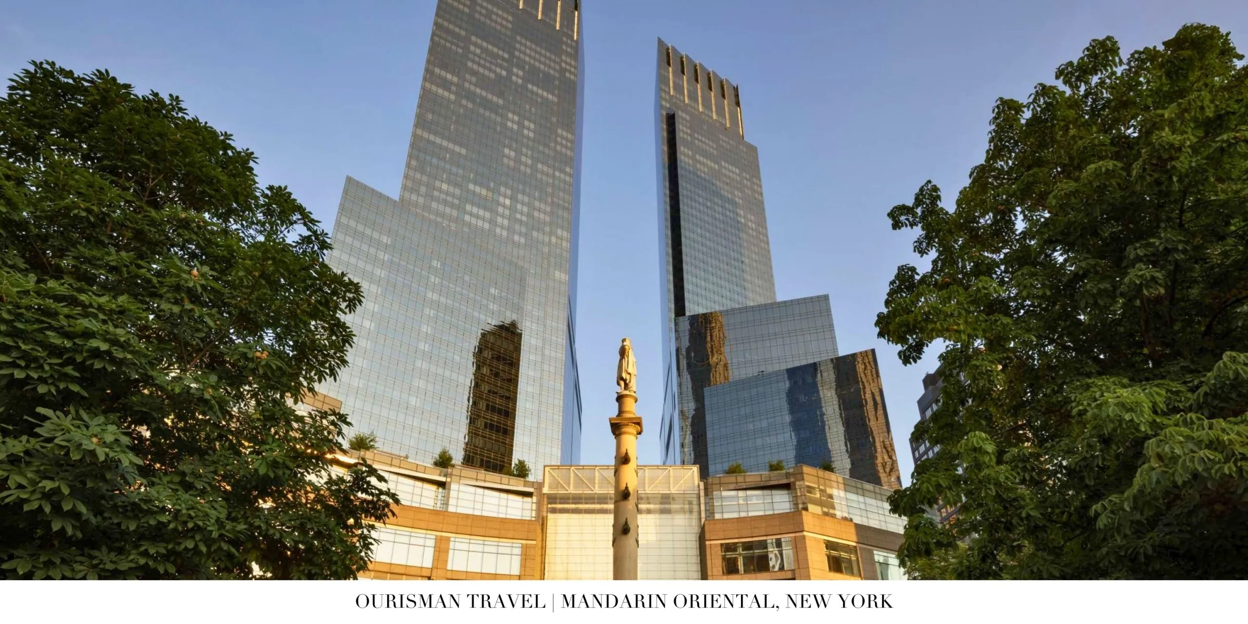 Exterior view of Mandarin Oriental, New York at Columbus Circle