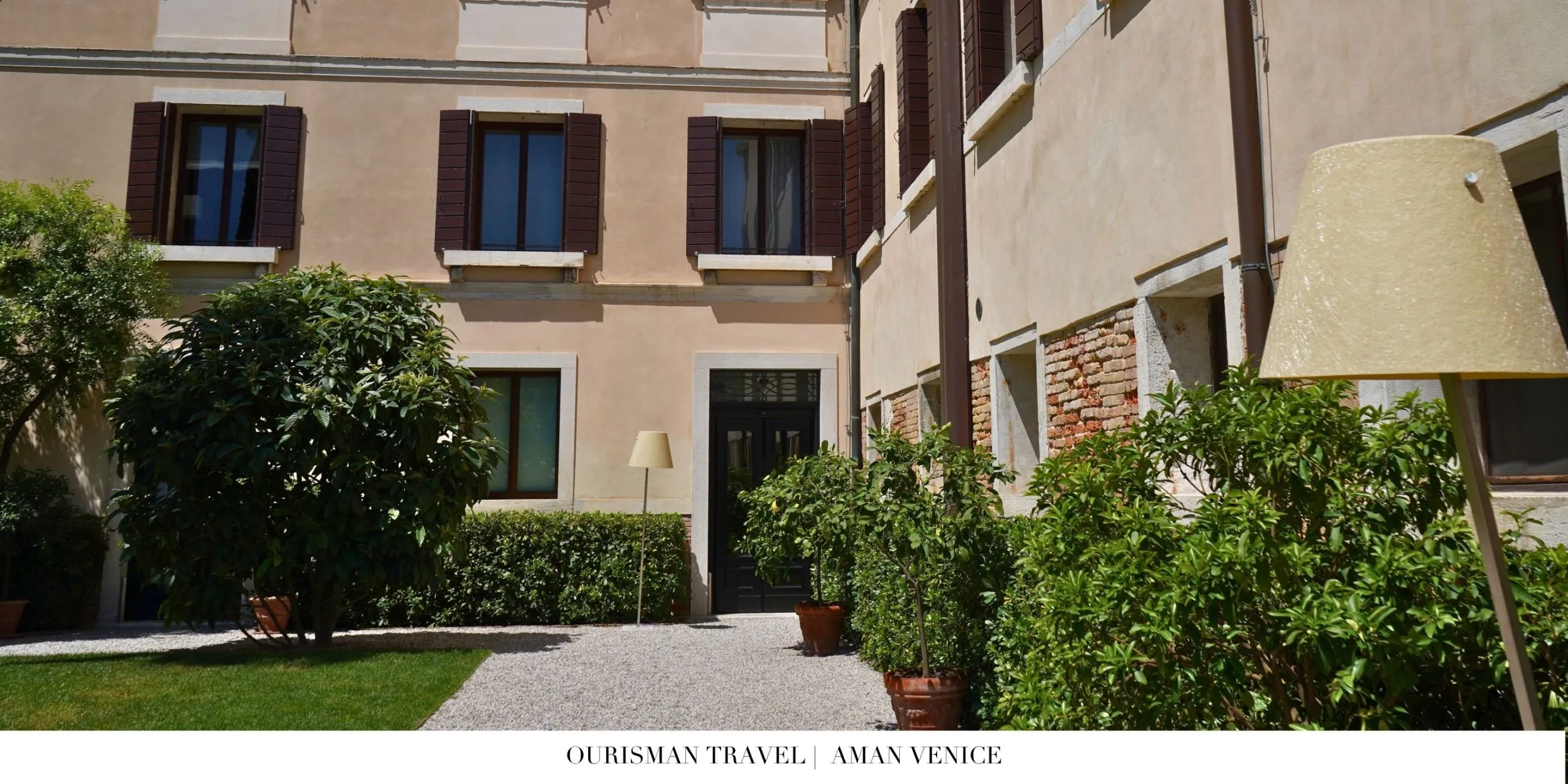 Iconic Venetian architecture at Aman Venice exterior