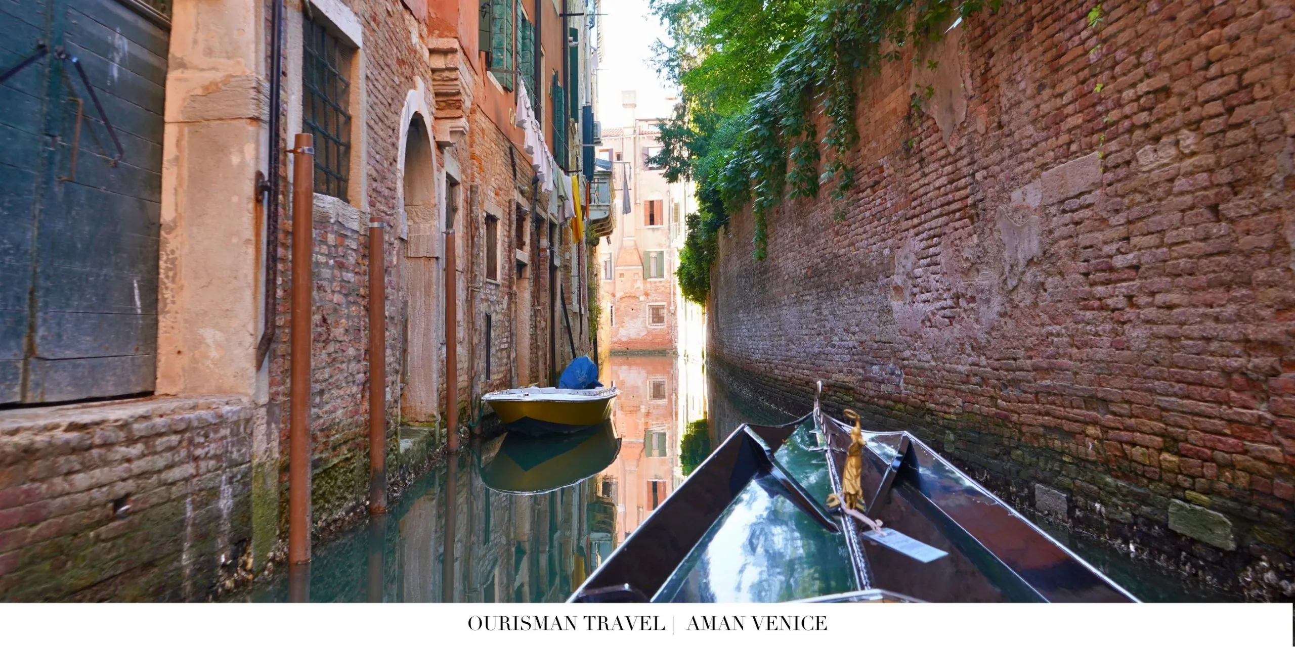 Venice canals leading to Aman Venice