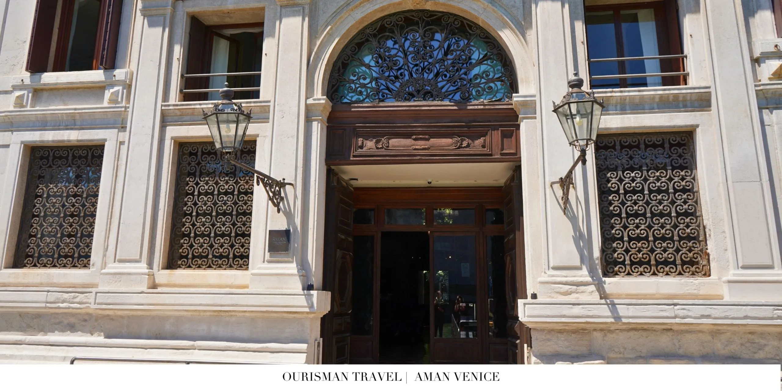 Aman Venice palace exterior with classic Italian architecture