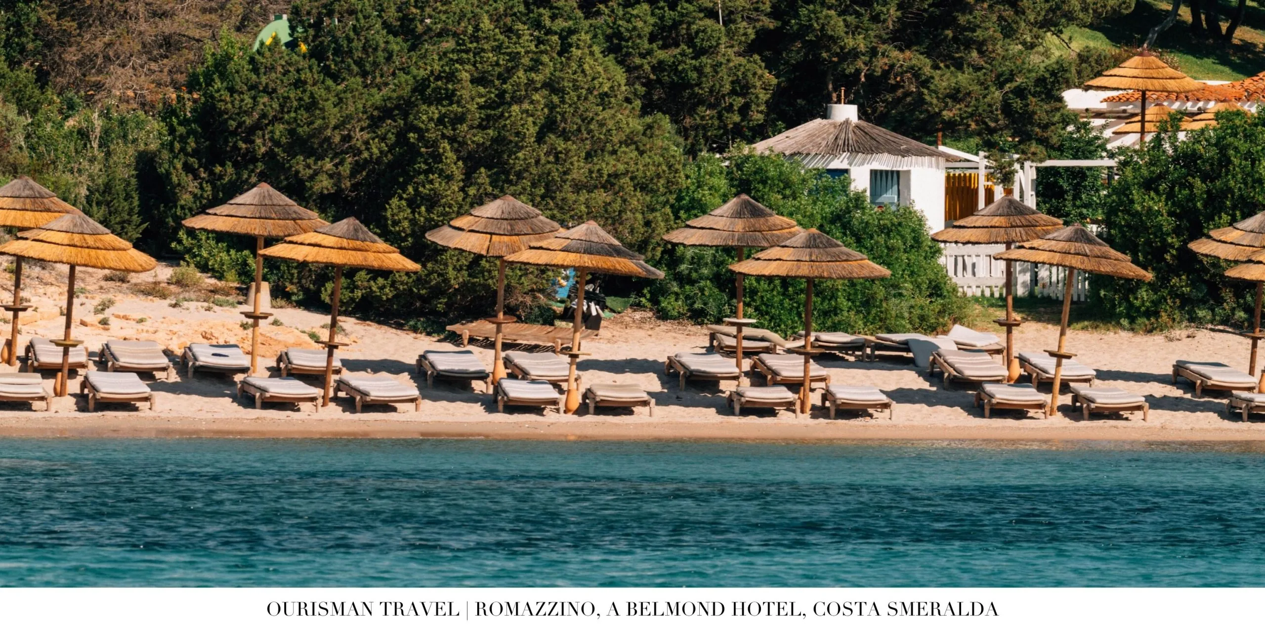 Scenic coastal setting of Romazzino Belmond in Costa Smeralda