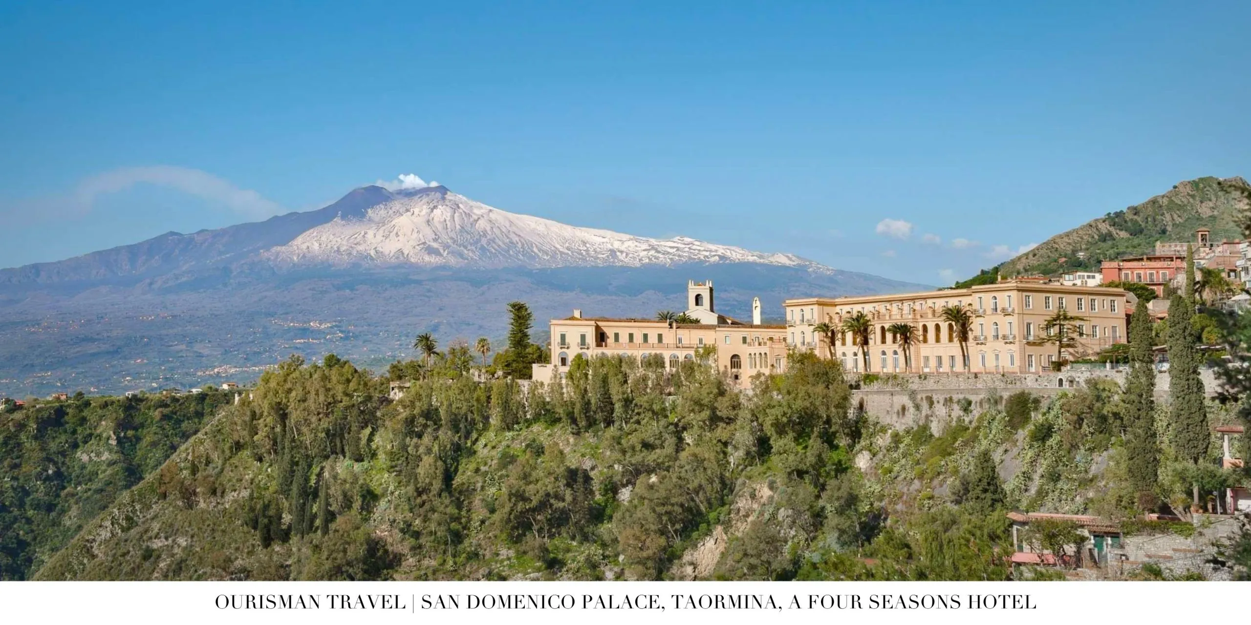 San Domenico Palace, Taormina, A Four Seasons Hotel: Cliffside former monastery at San Domenico Palace with panoramic views of Mount Etna and the Ionian Sea