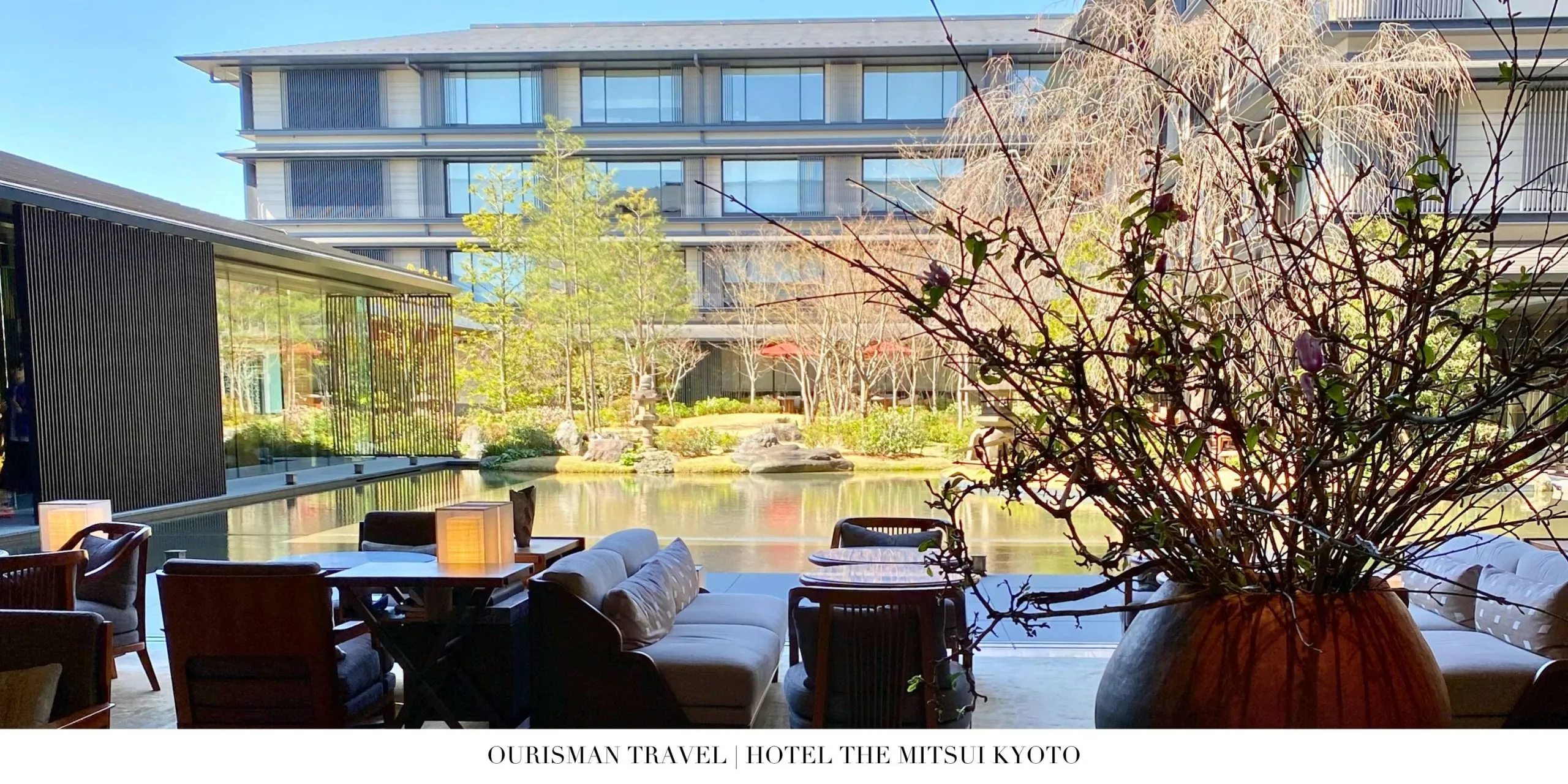 Serene urban sanctuary at Hotel The Mitsui Kyoto with private onsen experiences and a tranquil garden courtyard