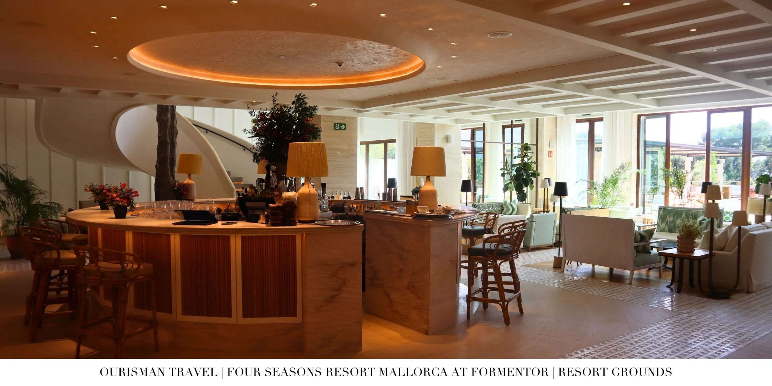 Lobby bar at Four Seasons Resort Mallorca at Formentor