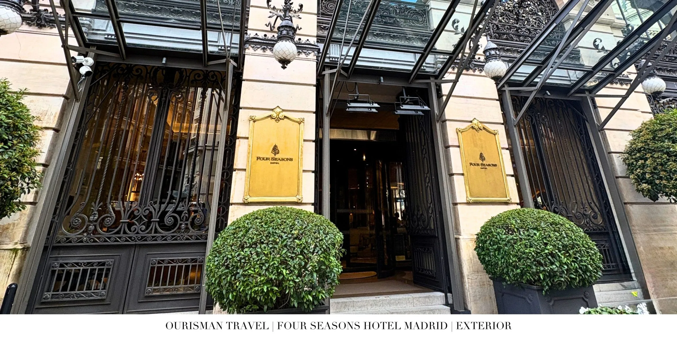 Views overlooking central Madrid at Four Seasons Madrid