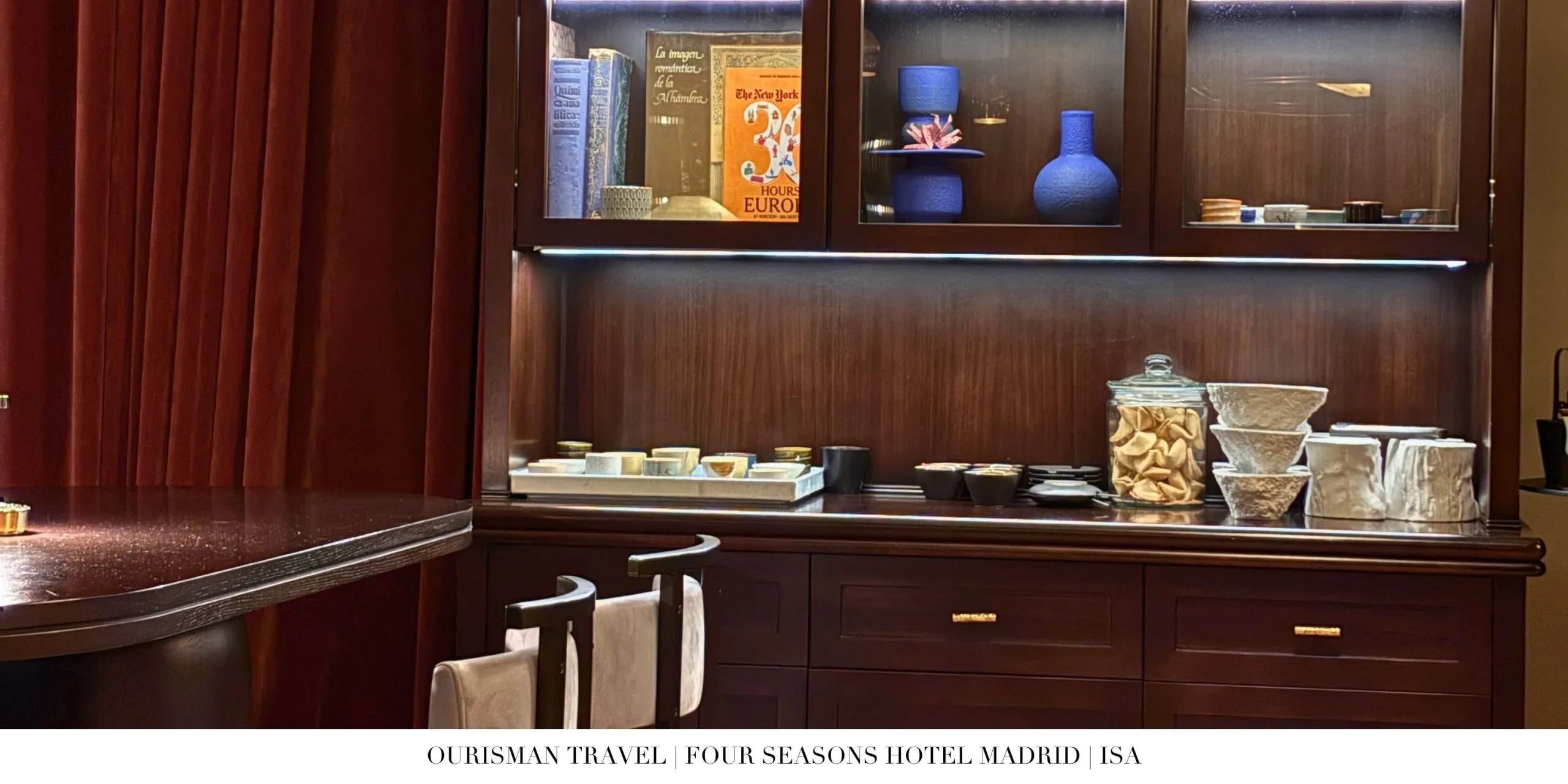 Contemporary dining at Isla restaurant at Four Seasons Madrid