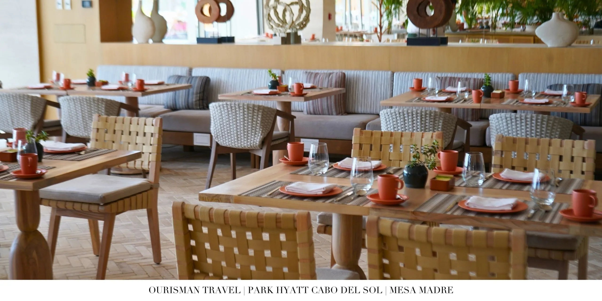 Modern Mexican cuisine at Mesa Madre at Park Hyatt Cabo del Sol.