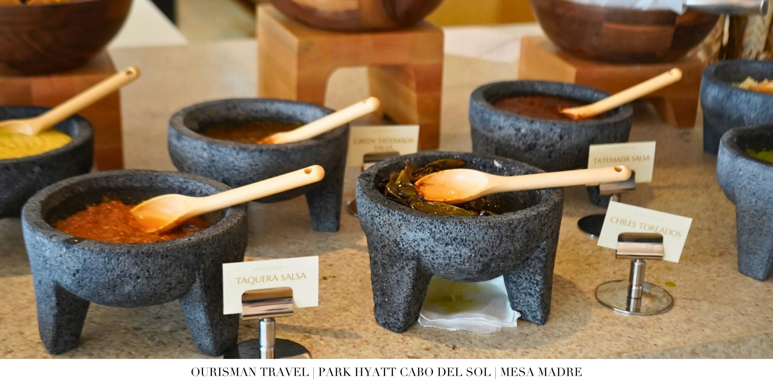 Dinner service at Mesa Madre in Los Cabos.