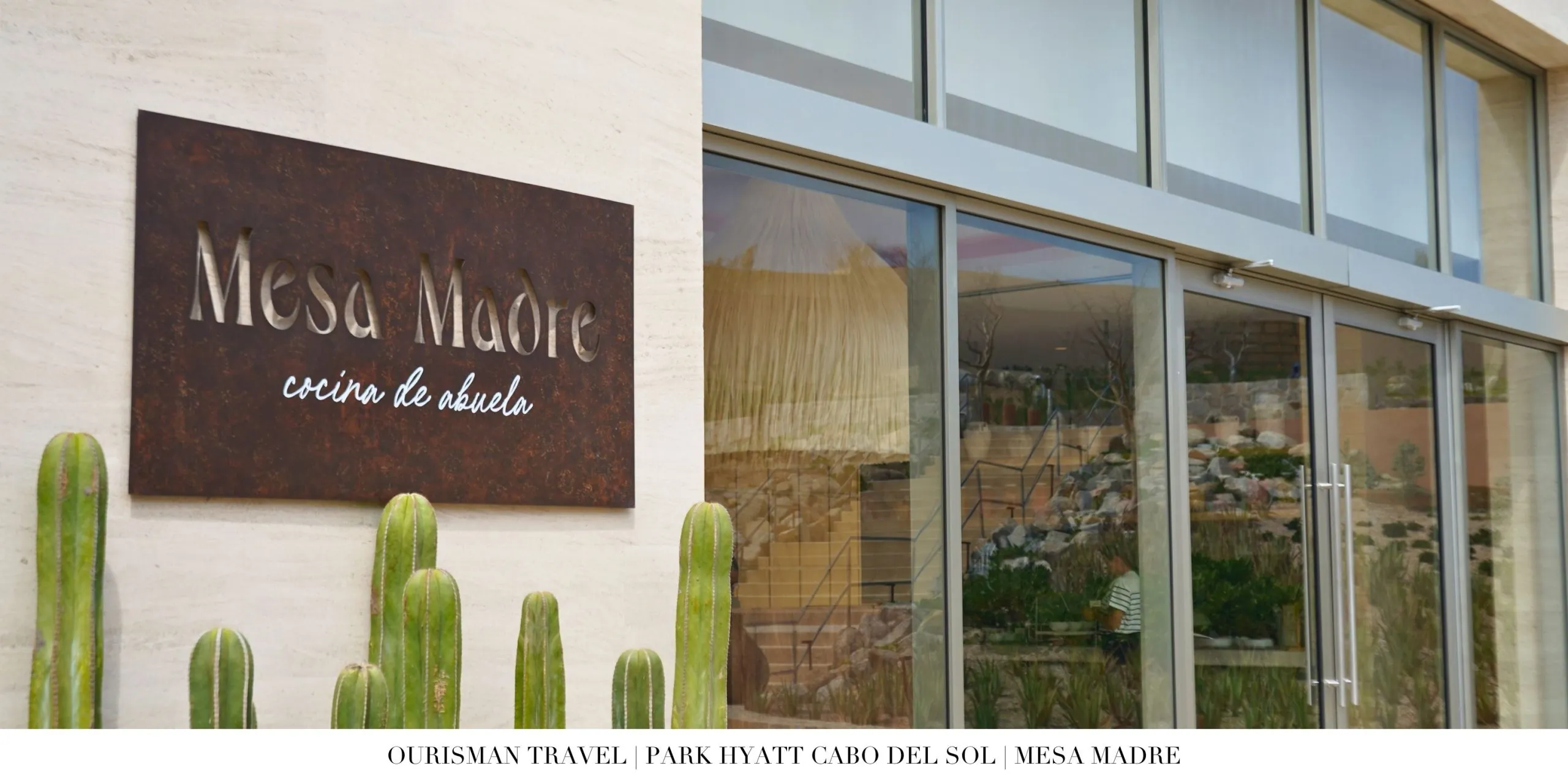 Mesa Madre restaurant at Park Hyatt Cabo del Sol.