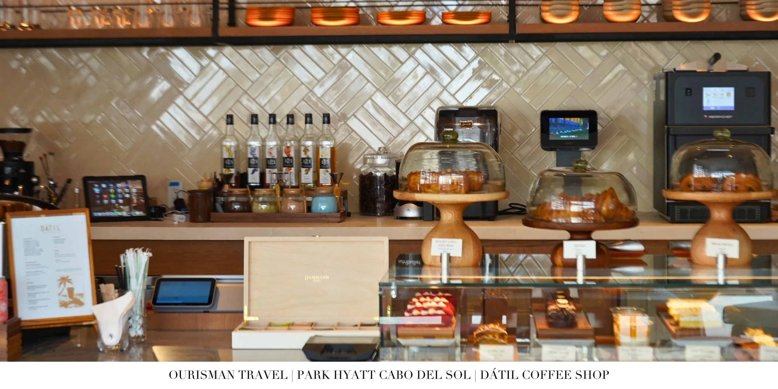 Boutique and café at Dátil at Park Hyatt Cabo del Sol.