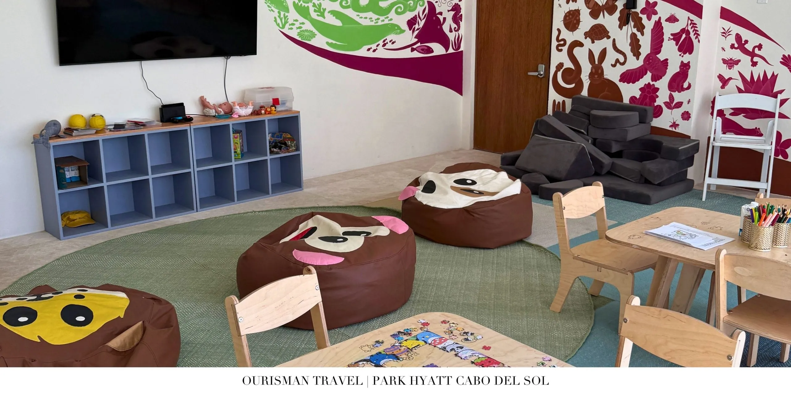 Kids Club at Park Hyatt Cabo del Sol featuring family-friendly activities and children's play spaces.