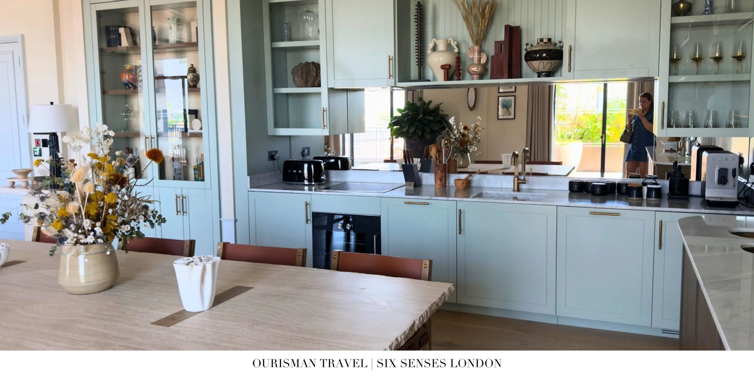 Kitchen inside the Whiteley Suite at Six Senses London
