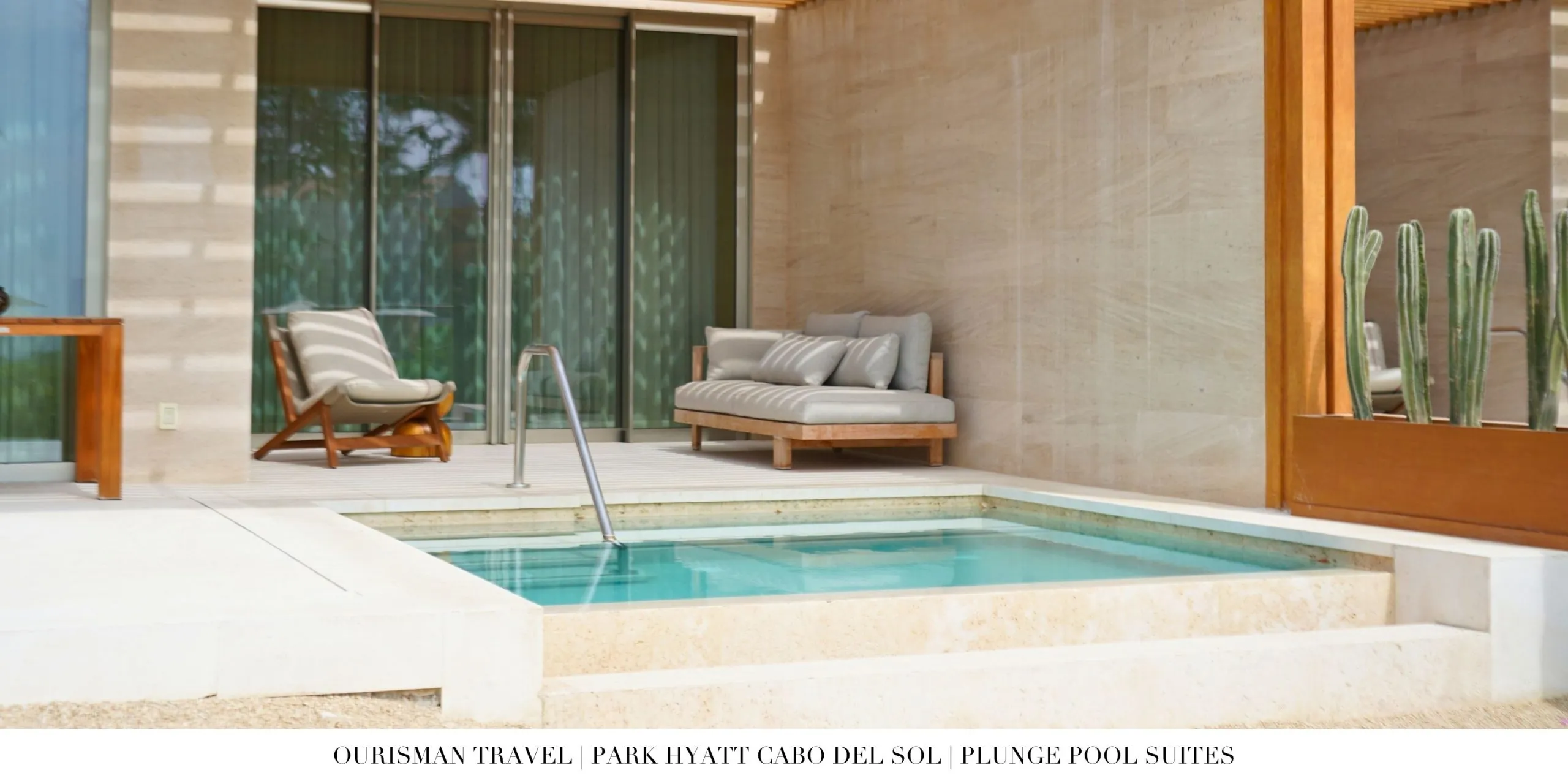Plunge Pool Suite at Park Hyatt Cabo del Sol with a private outdoor pool and ocean views.