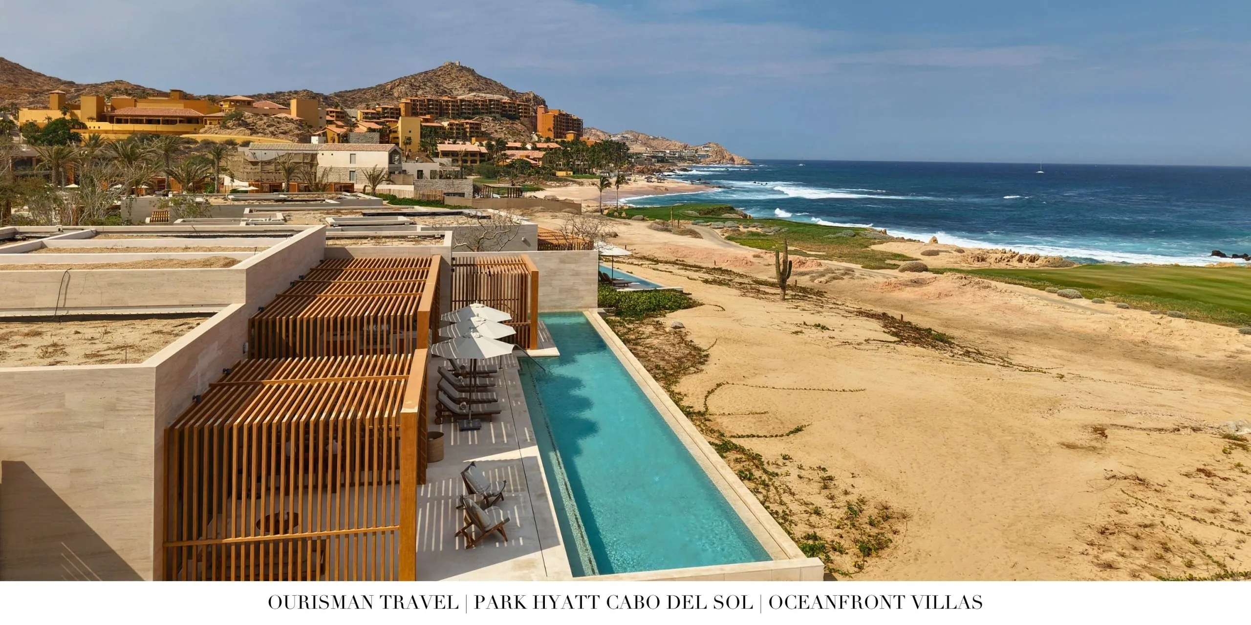 Elegant oceanfront villa accommodations at Park Hyatt Cabo del Sol in Los Cabos.