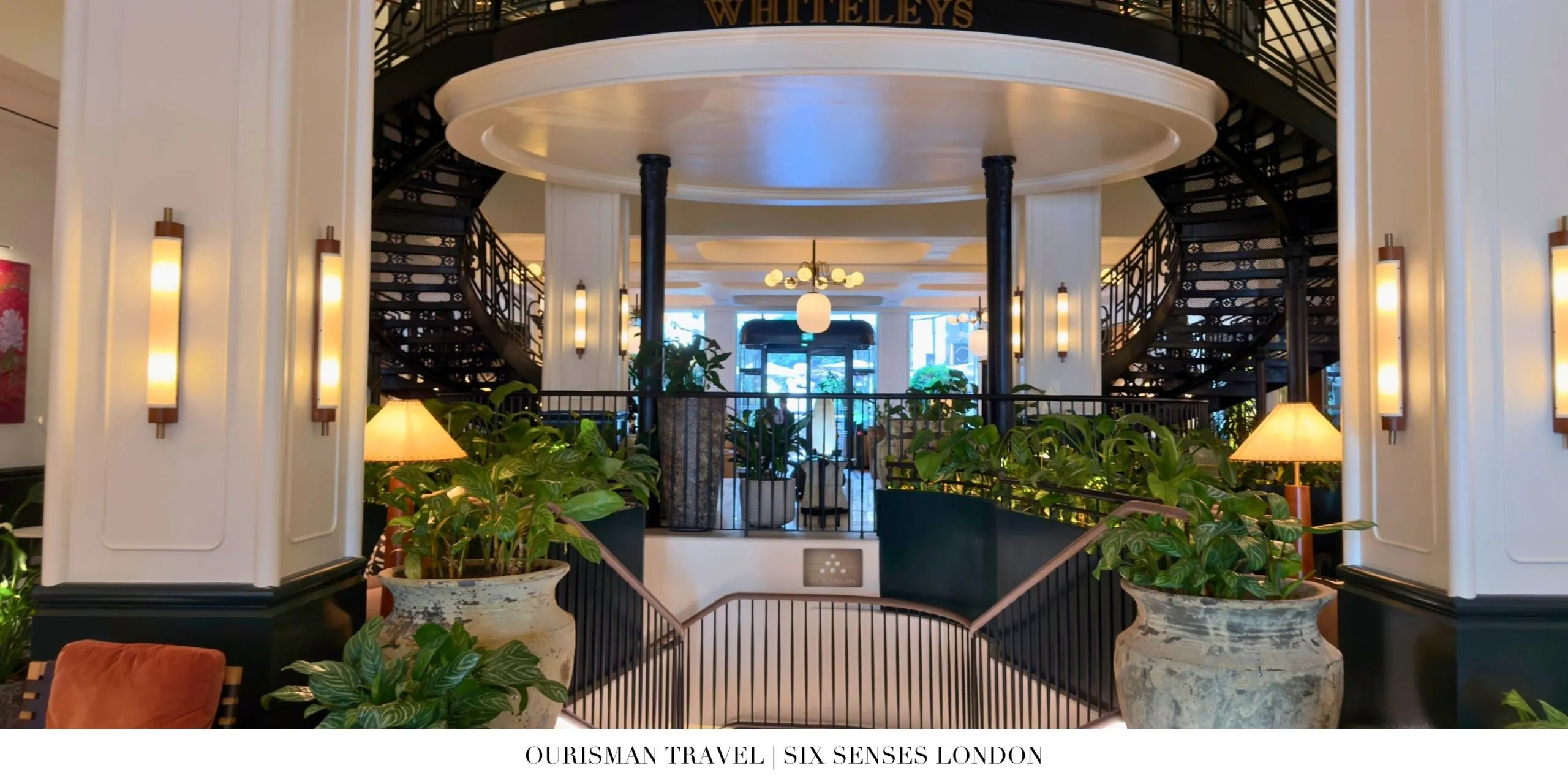 Six Senses London hotel lobby