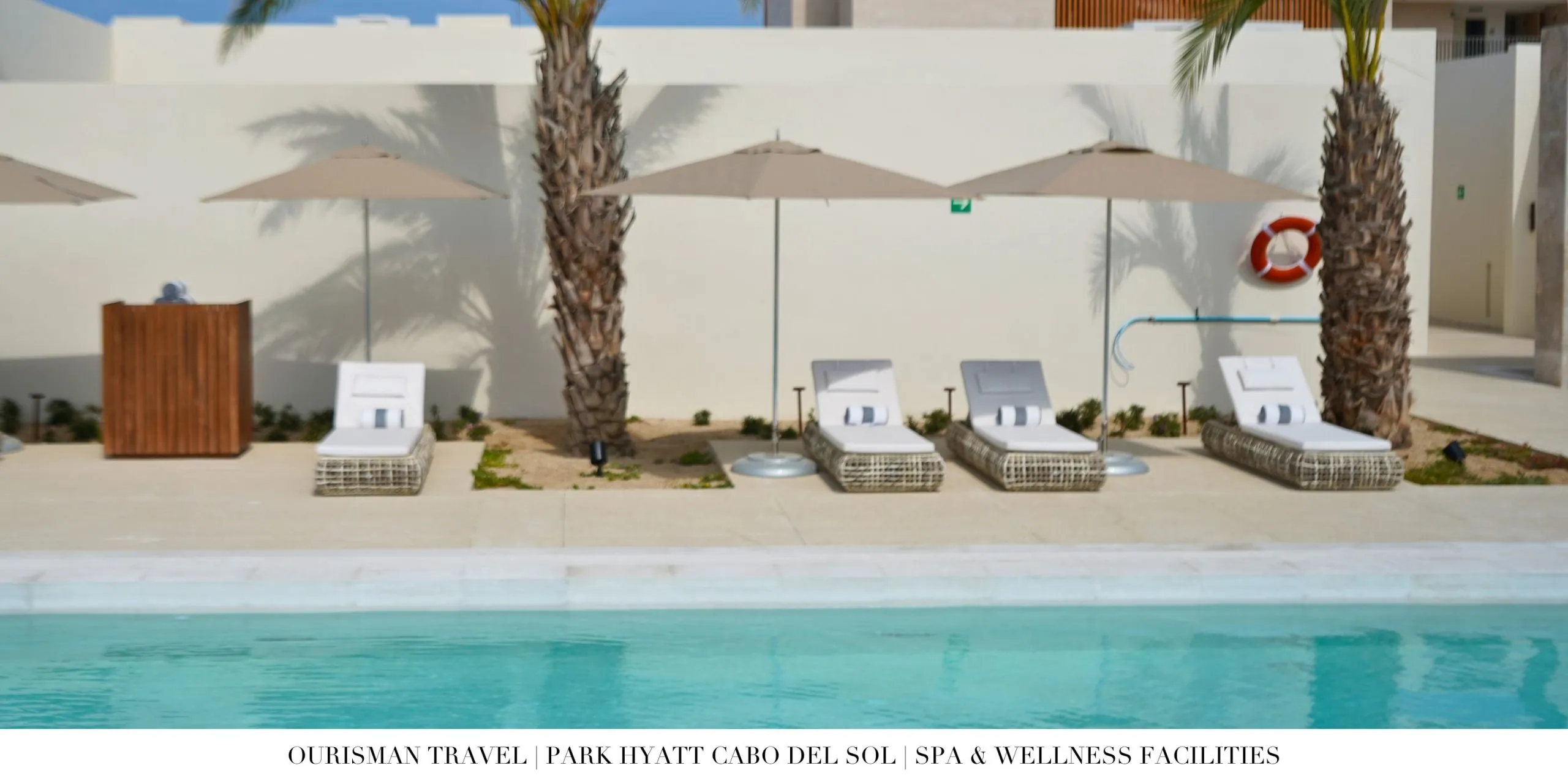 Spa courtyard at Park Hyatt Cabo del Sol.
