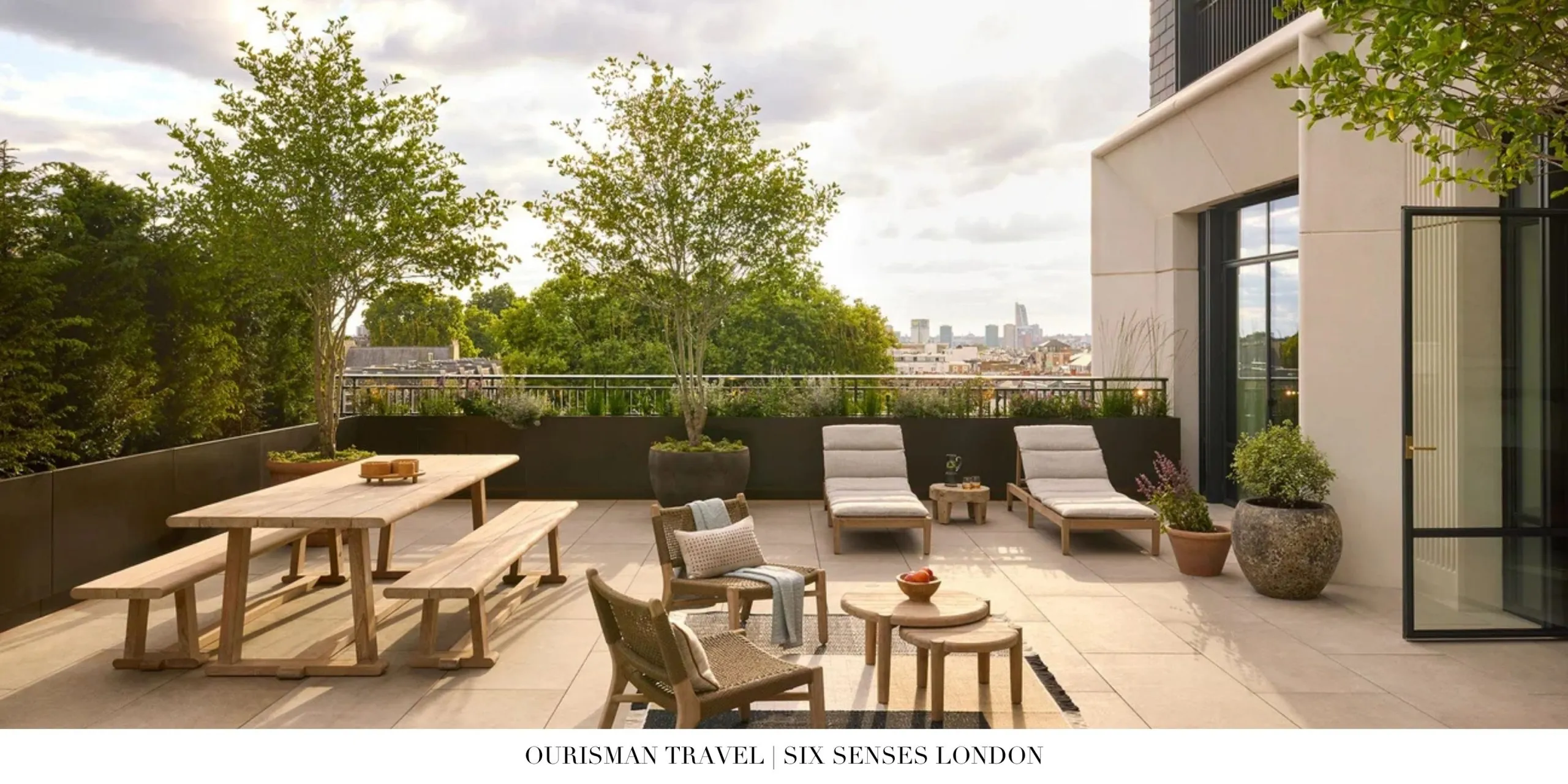 Luxury suite at Six Senses London