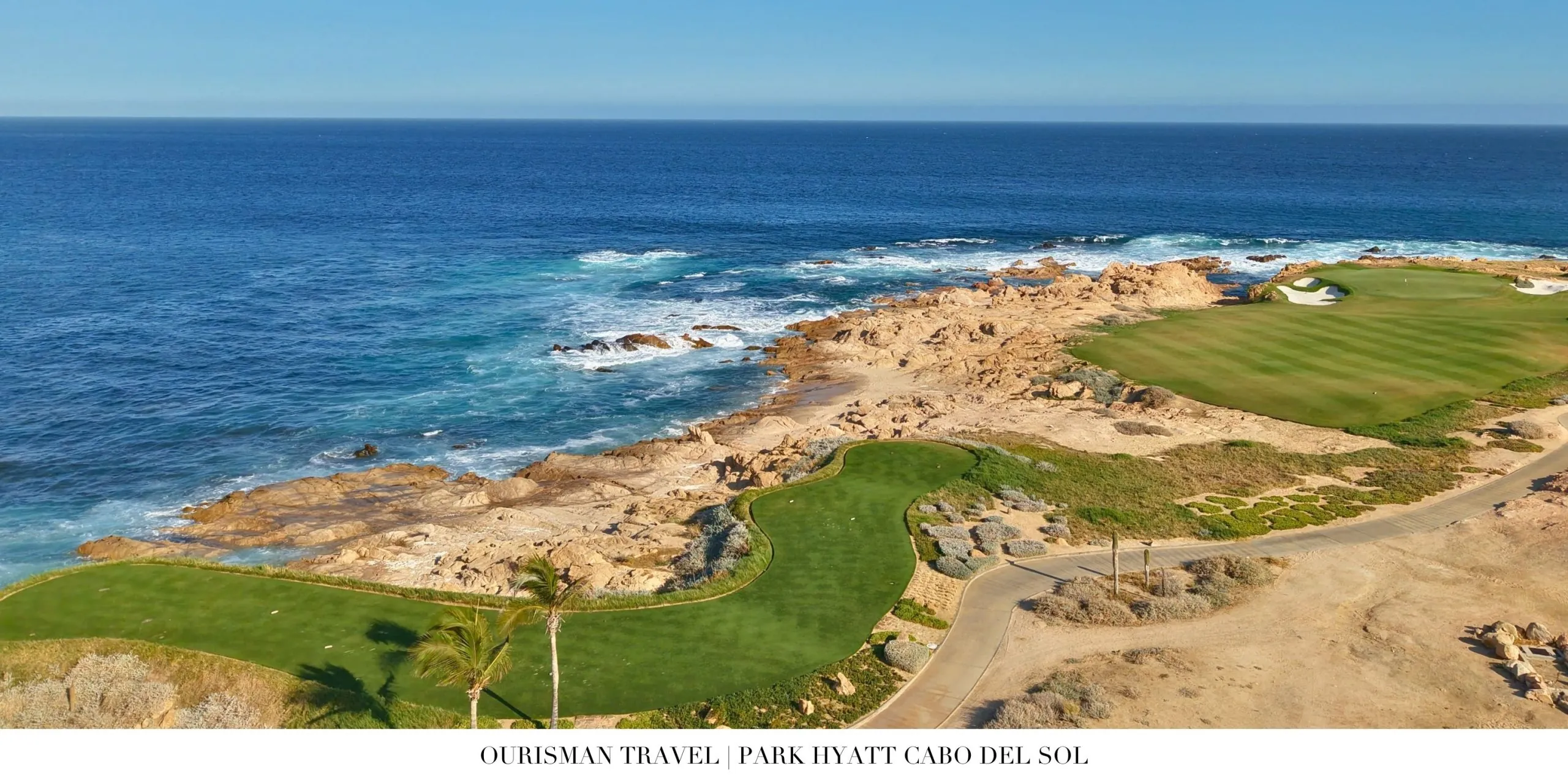 Resort grounds at Park Hyatt Cabo del Sol with desert and ocean views.
