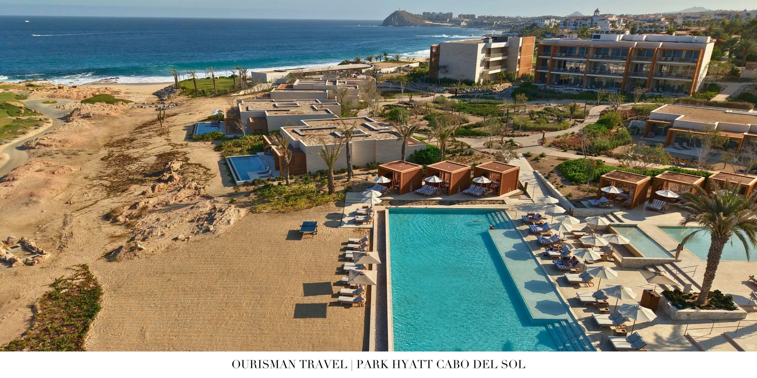 Oceanfront guest accommodations at Park Hyatt Cabo del Sol.