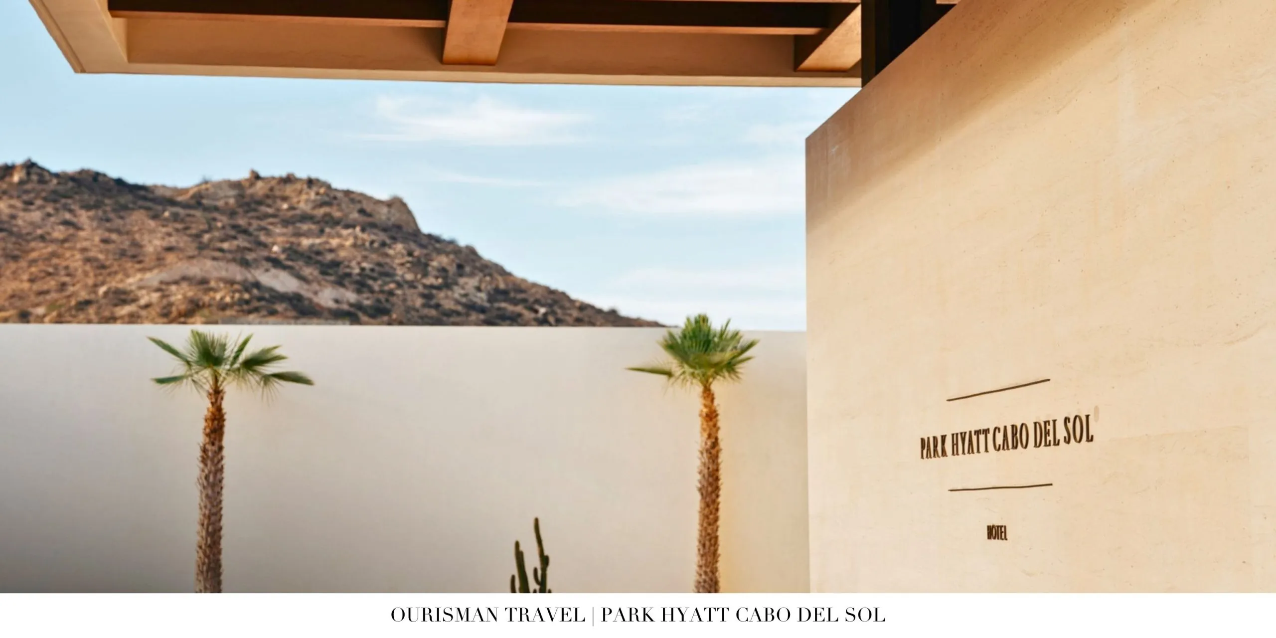 Modern architecture at Park Hyatt Cabo del Sol in Cabo San Lucas.
