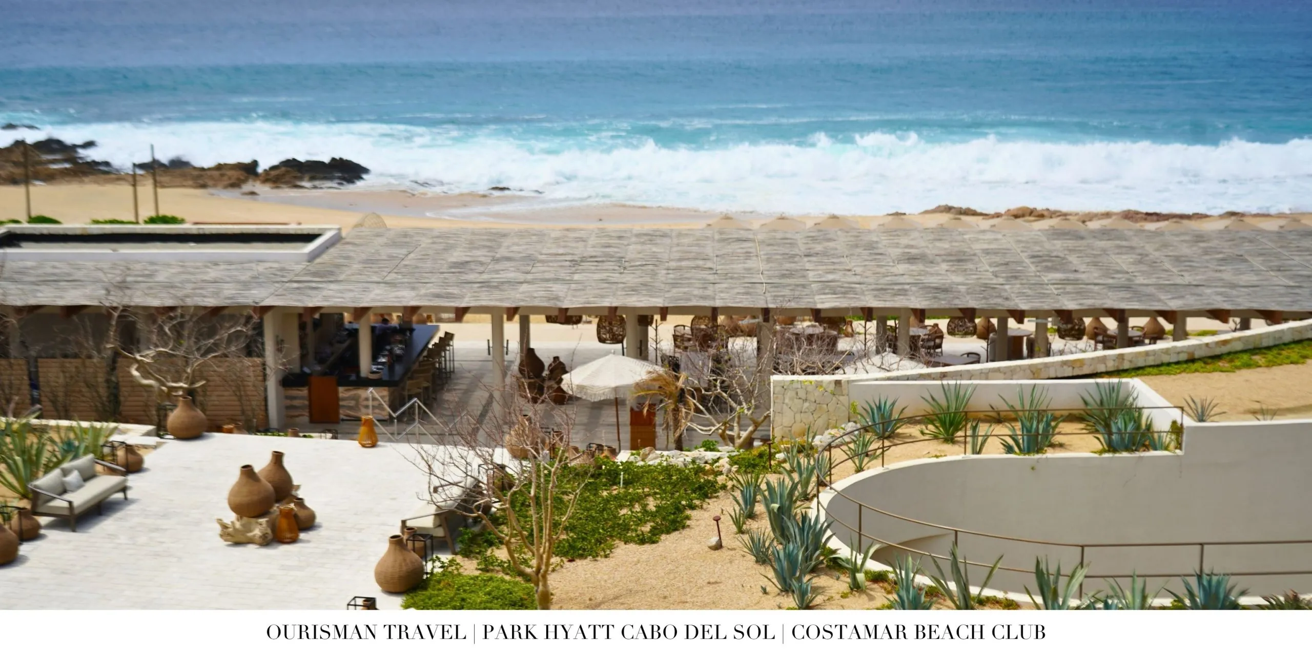 Sea of Cortez views from Costamar Beach Club at Park Hyatt Cabo del Sol.