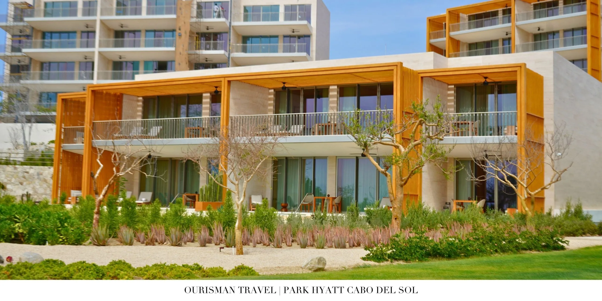Exterior view of Park Hyatt Cabo del Sol luxury resort.