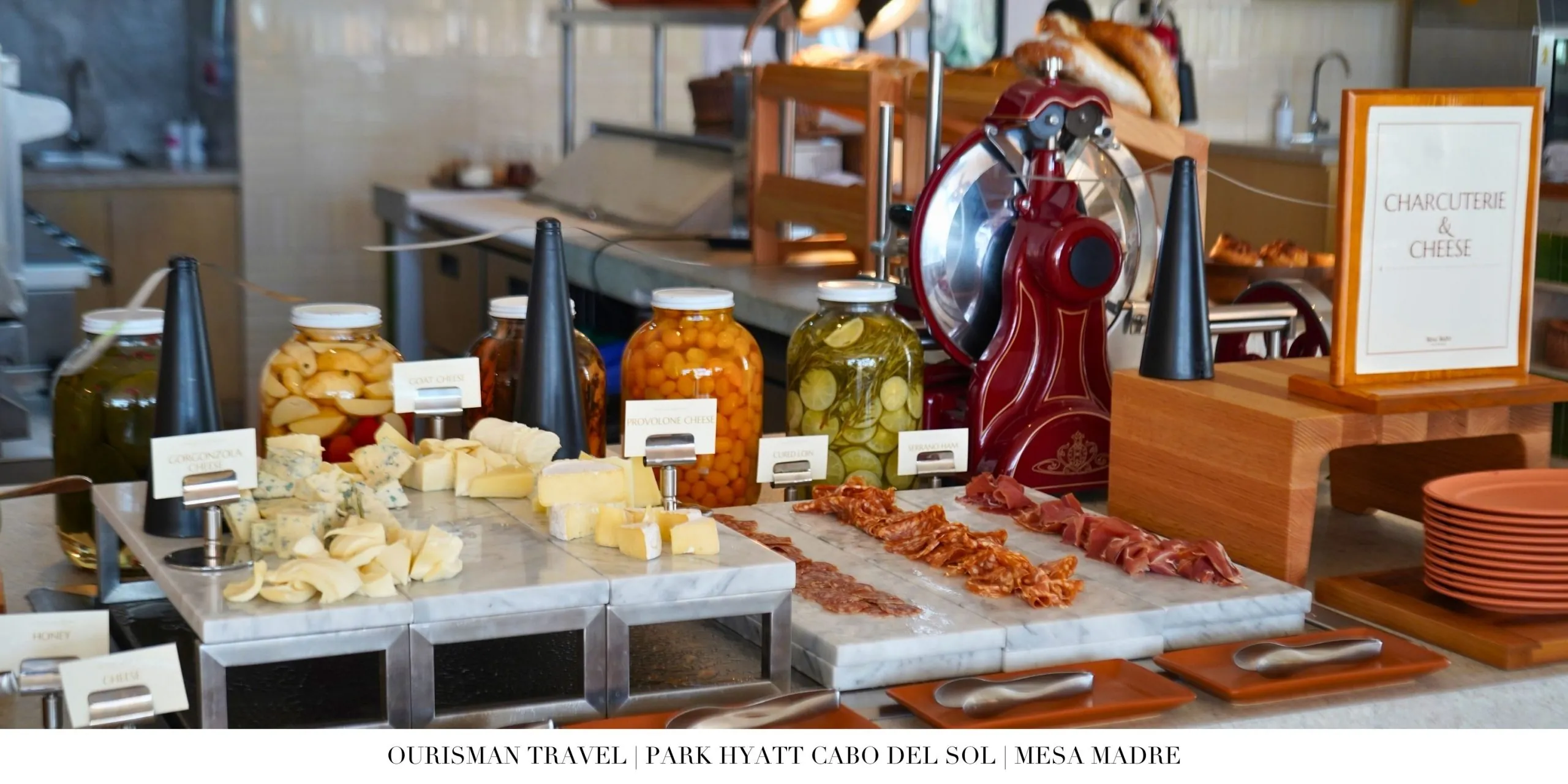 Gourmet breakfast at Mesa Madre in Los Cabos.