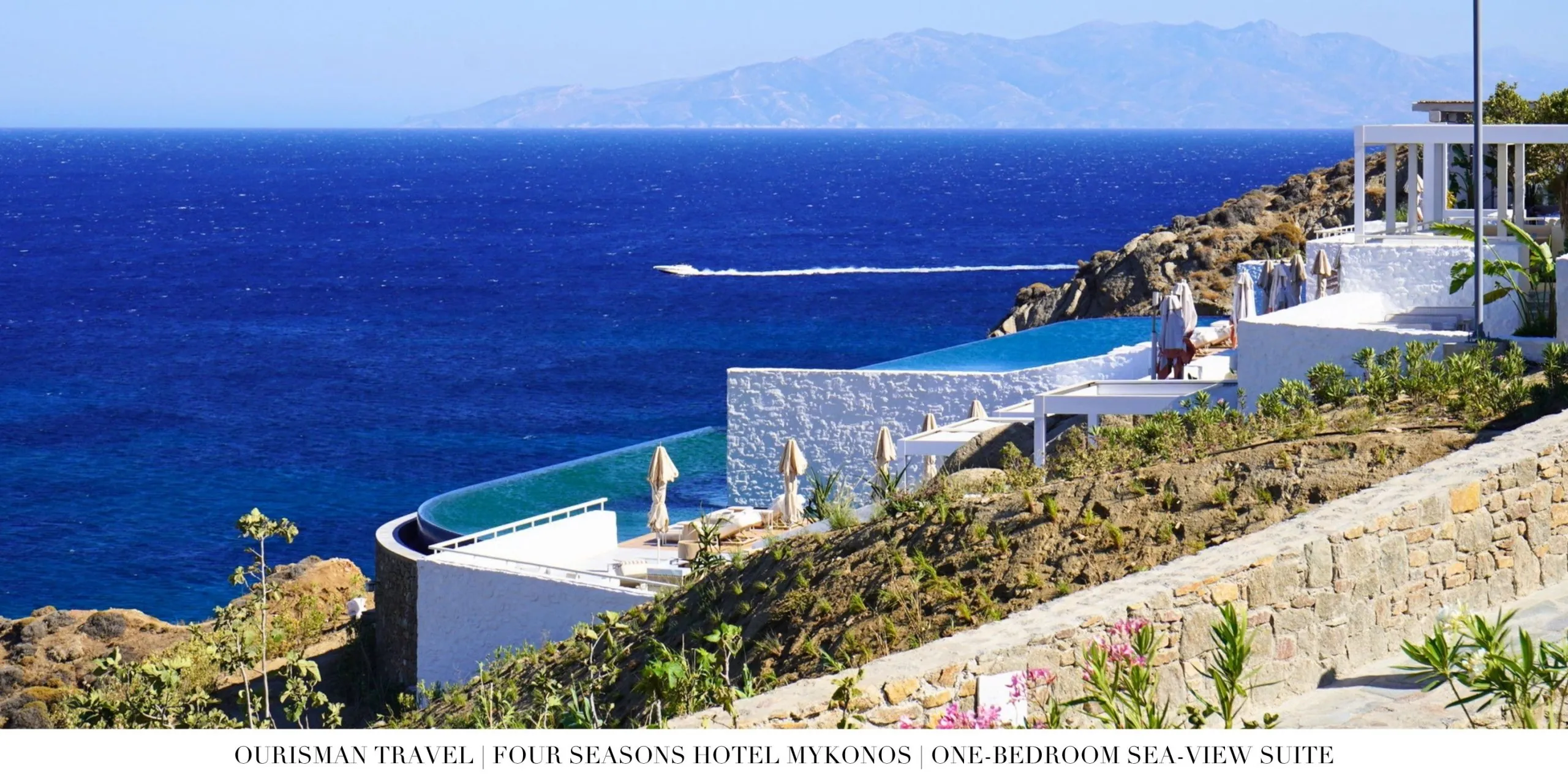 View from the One-Bedroom Sea-View Suite at Four Seasons Mykonos